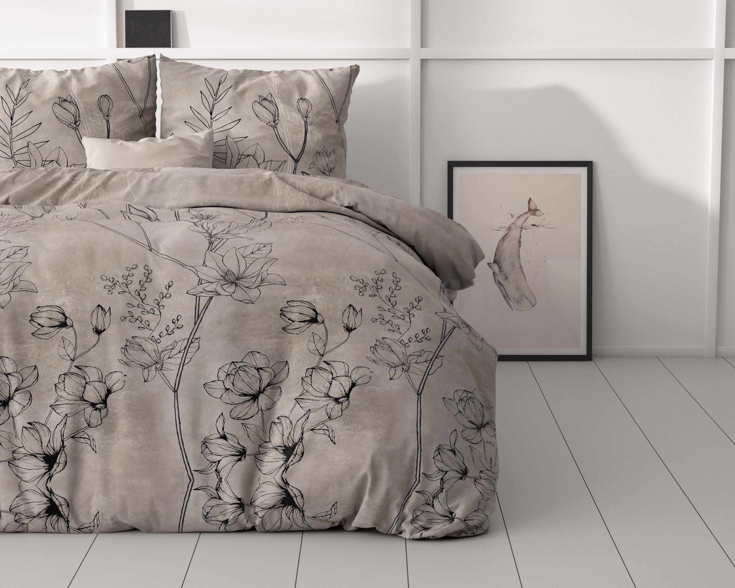 NordDream Classy Dora pussilakana 200x200/220 taupe
