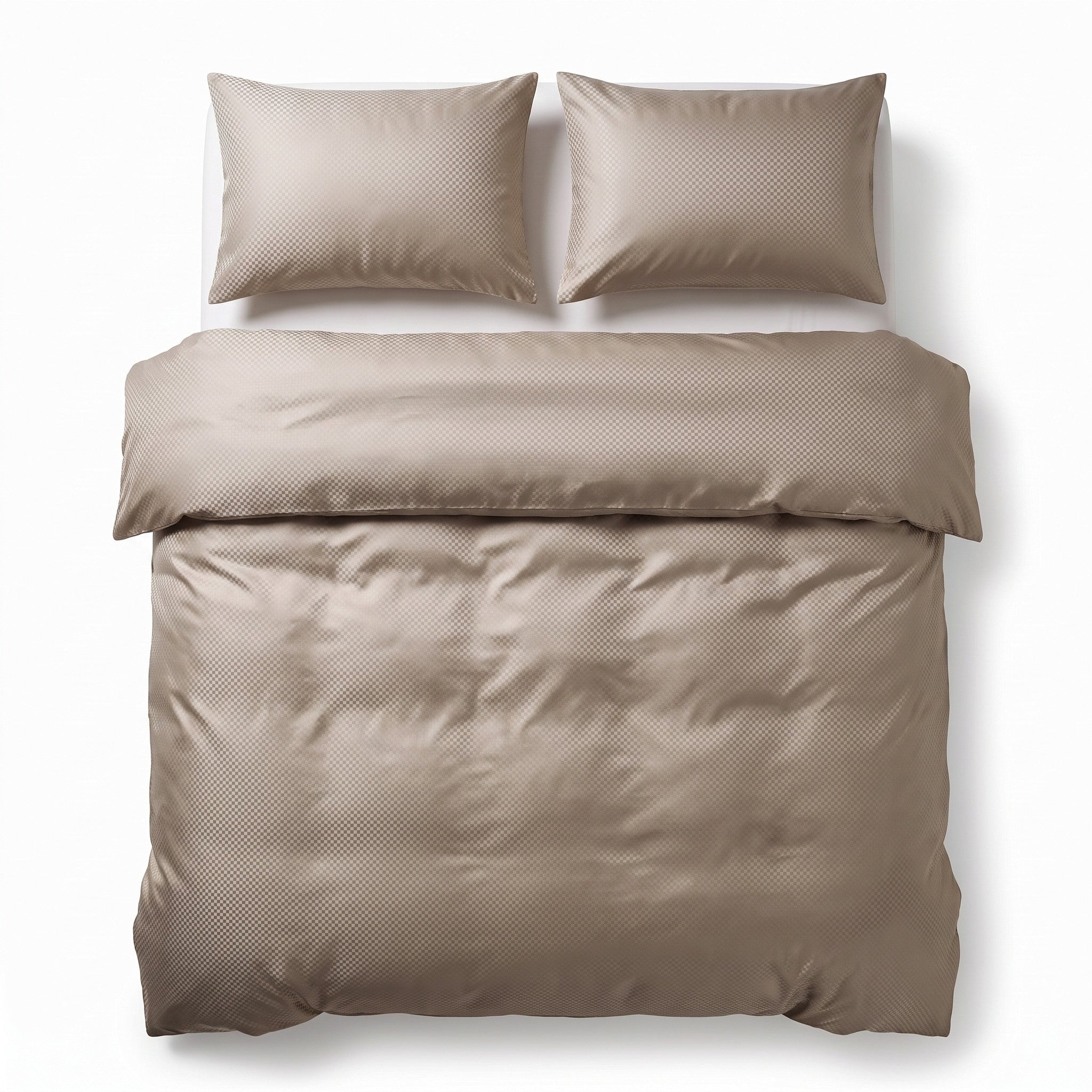 NordDream Satin Point Taupe pussilakana 240x220 kohokuvio
