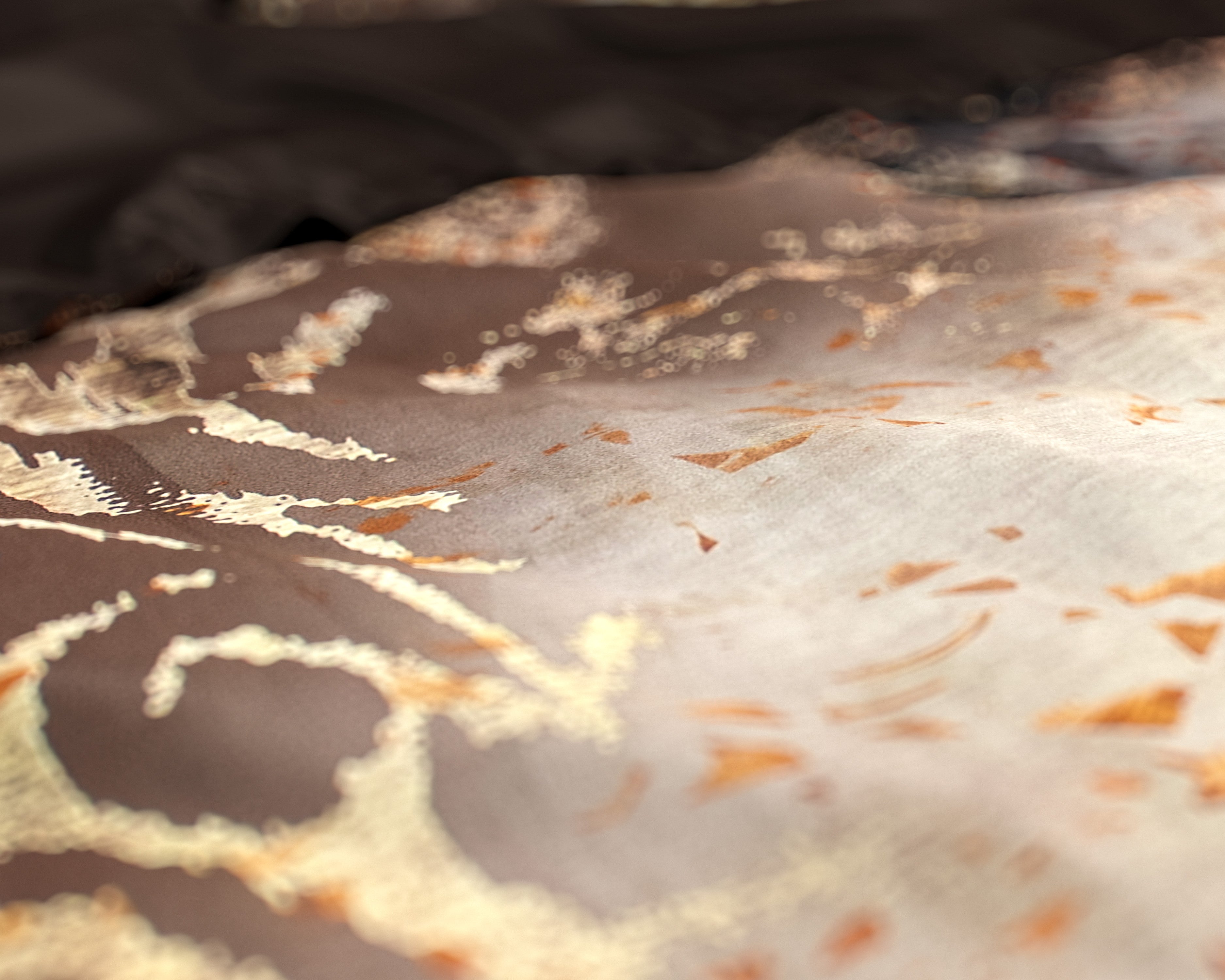 NordDream Wild Satijn Inferno Taupe pussilakana 140x200/220