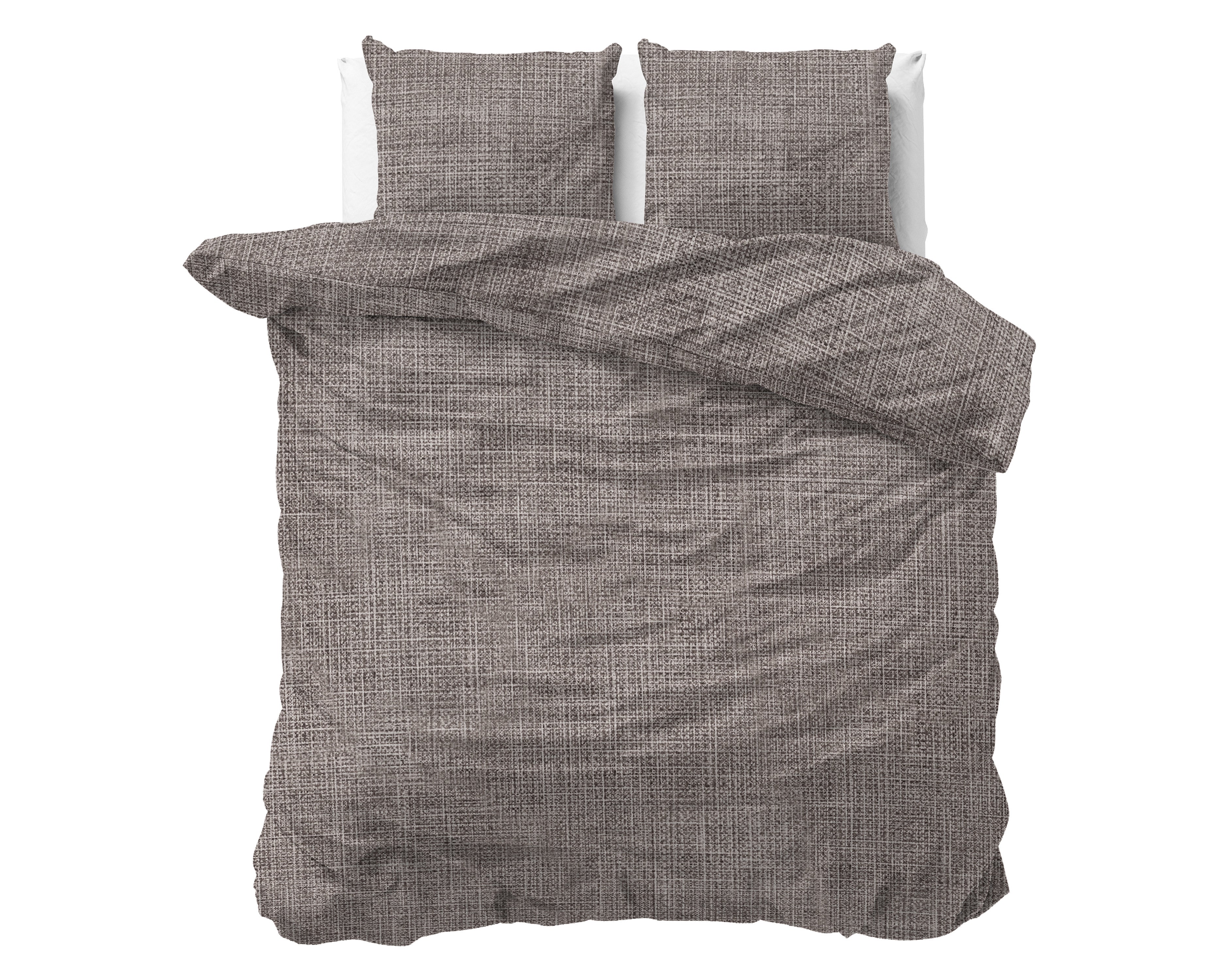 NordDream Pure Vintage pussilakana 240x200 ruskea taupe
