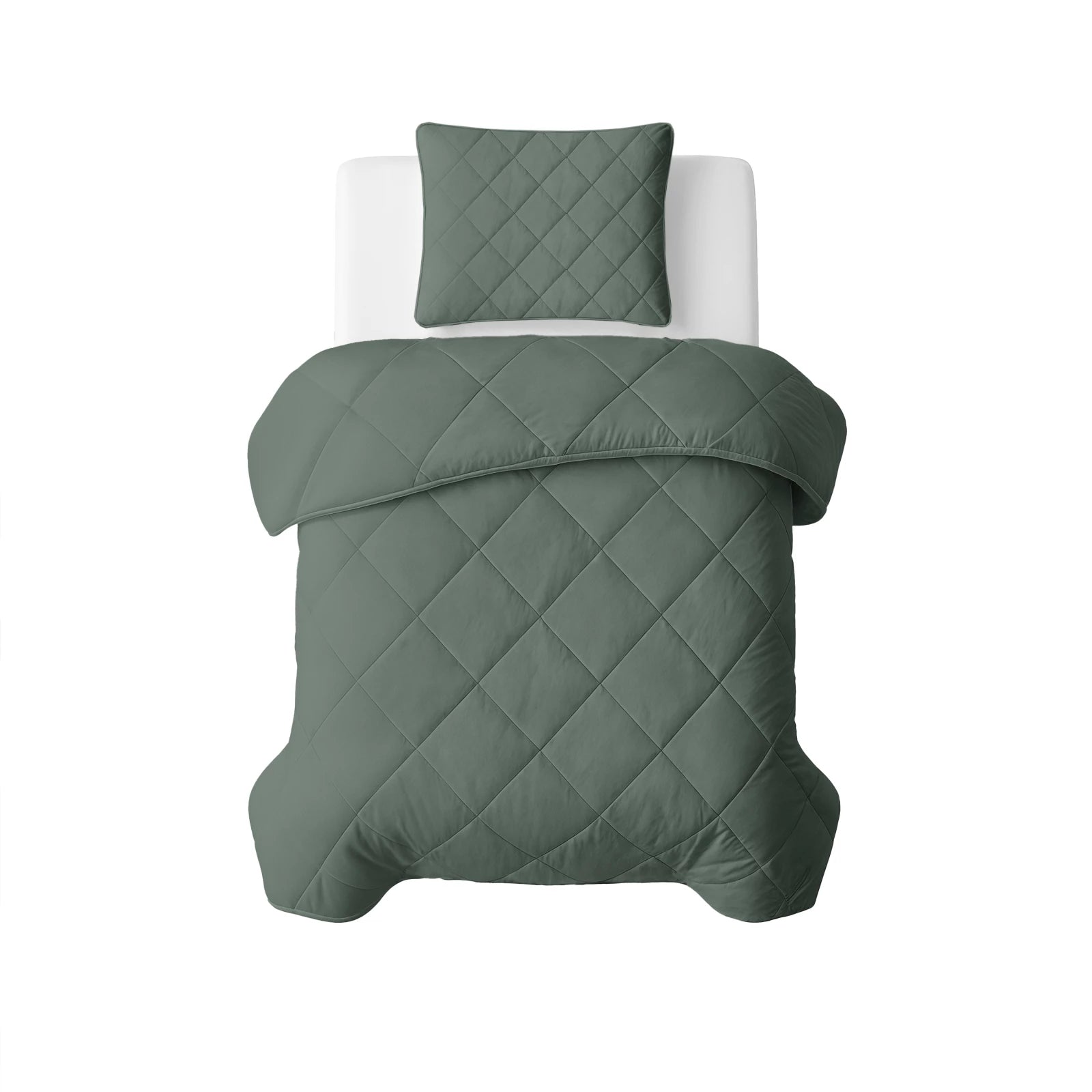NordDream United peitto 200x200 vihreä pestävä 300gsm