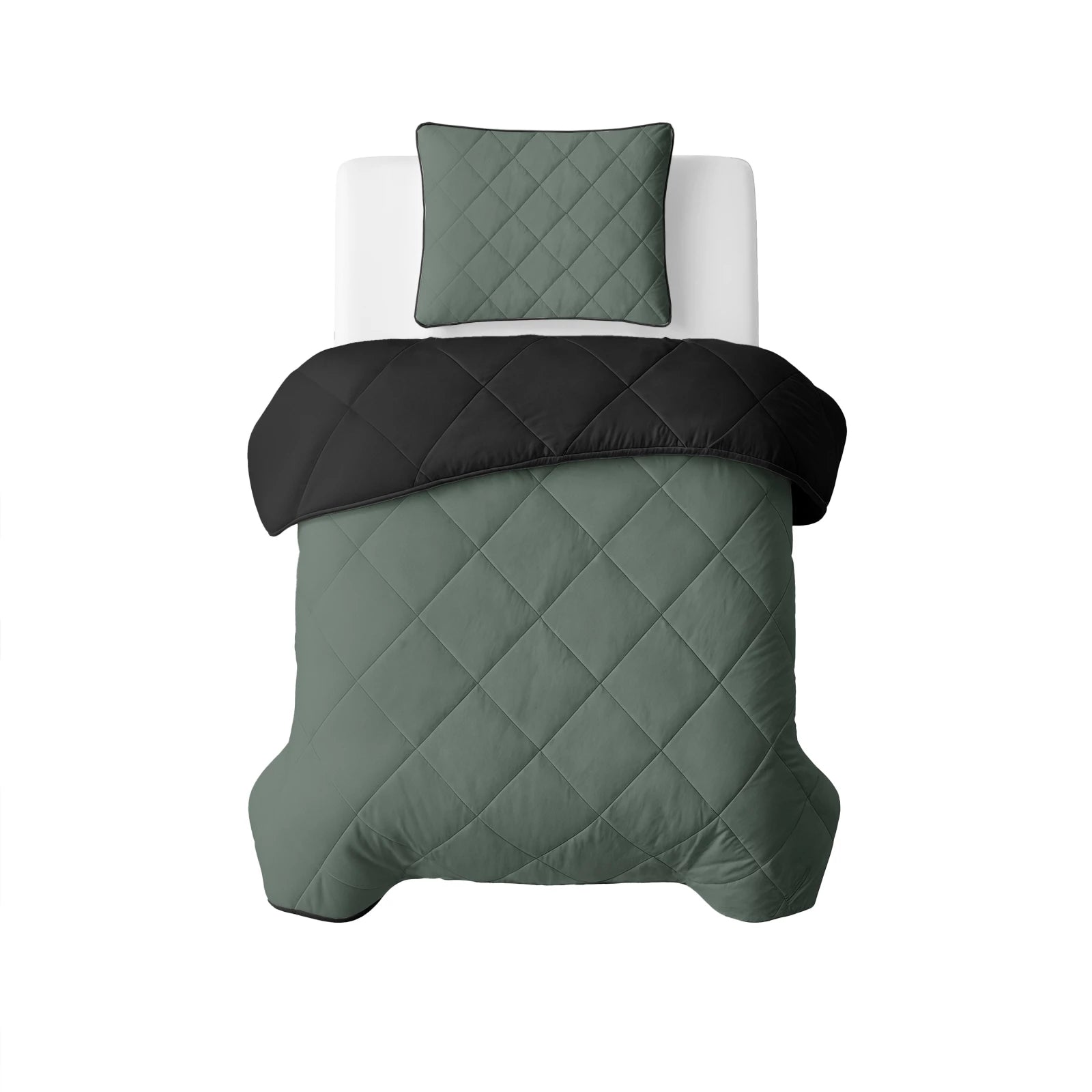 NordDream United peitto 200x200 vihreä/musta täyte 300 gsm