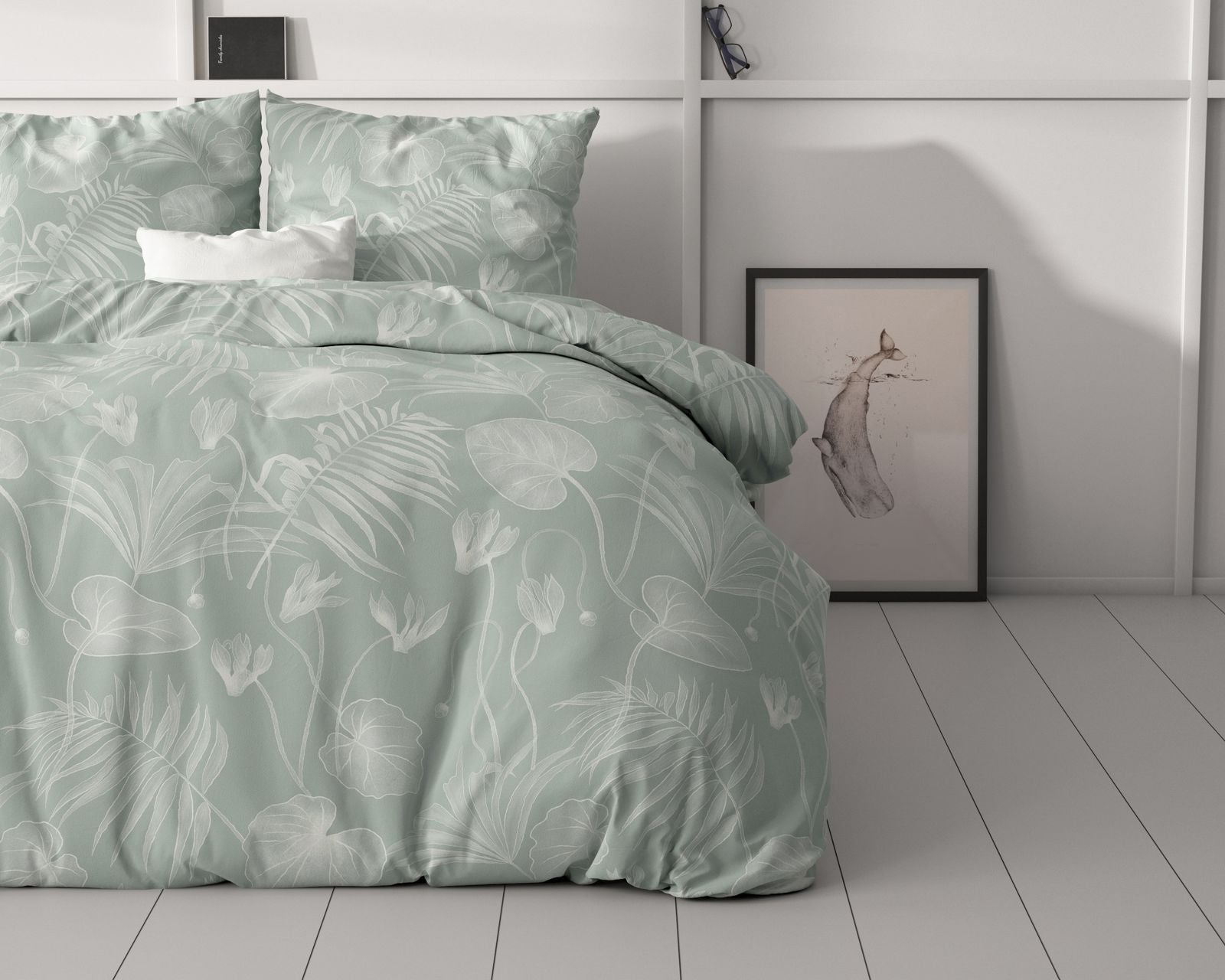 NordDream Classy Delight pussilakana vihreä 200x220 cm mikrokuid