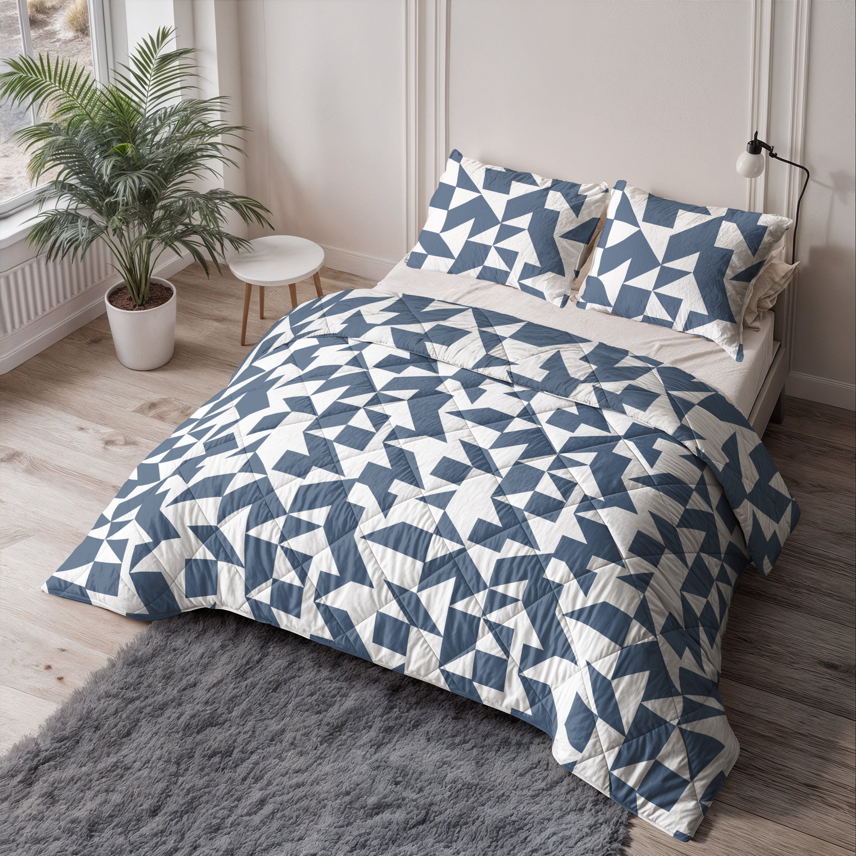 NordDream Lazy Mado pussipeitto 240x200 sininen