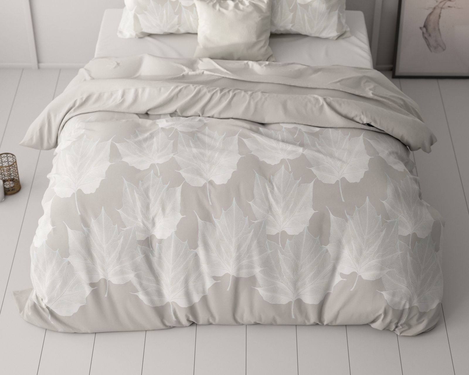 NordDream Classy Lisa Grijs pussilakana 200x220 mikrokuitu