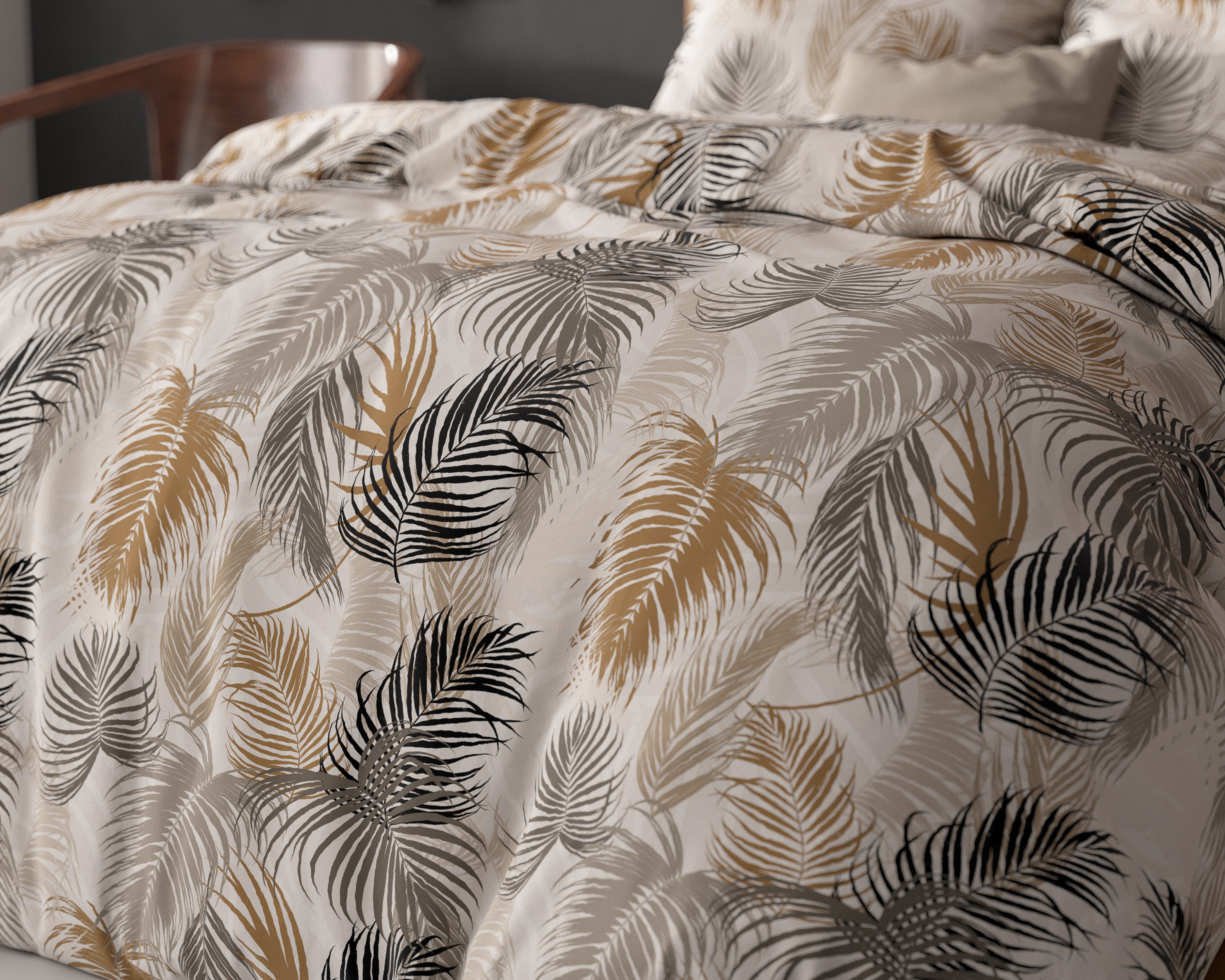 NordDream Elegance Feather District Zand pussilakana 140x200/220