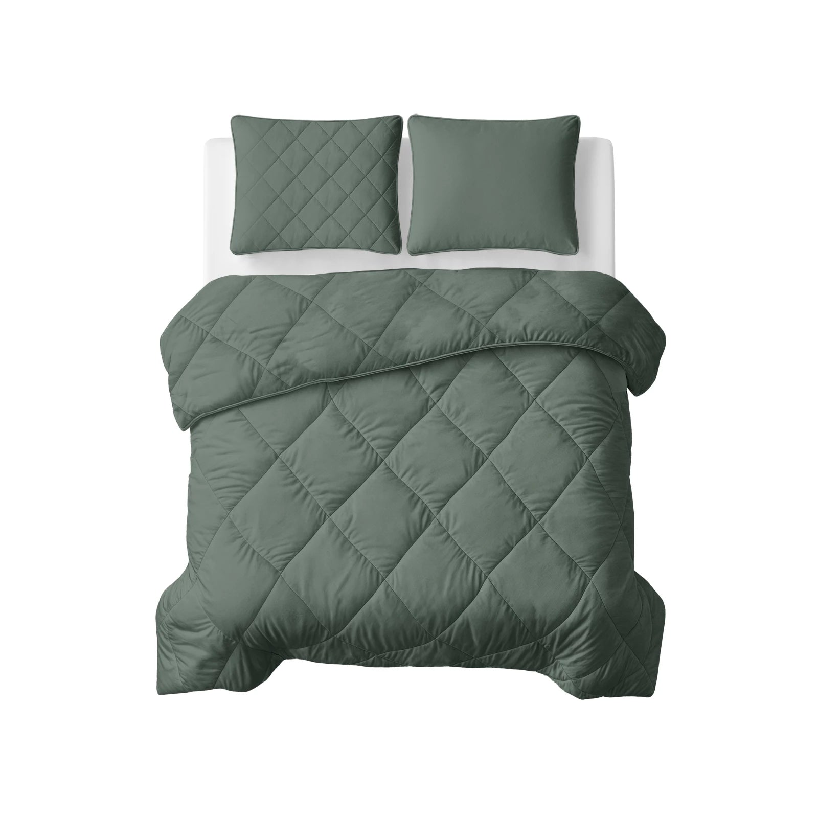 NordDream United peitto 200x200 vihreä pestävä 300gsm