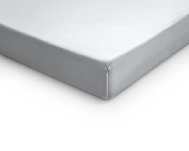 NordDream satiini aluslakana 90x200 valkoinen 2 kpl