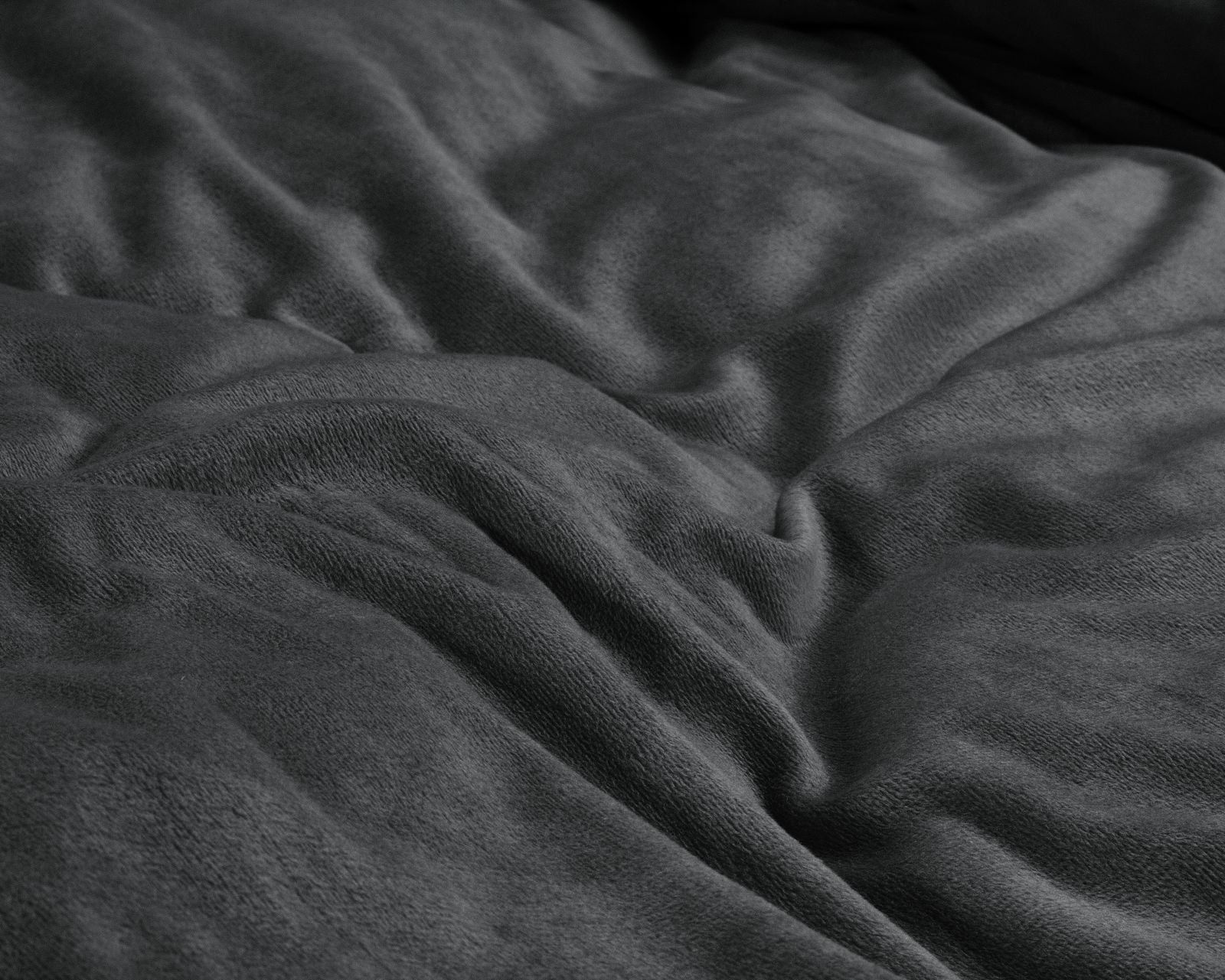 NordDream Velvet Uni Antraciet pussilakana 240x220 sametti