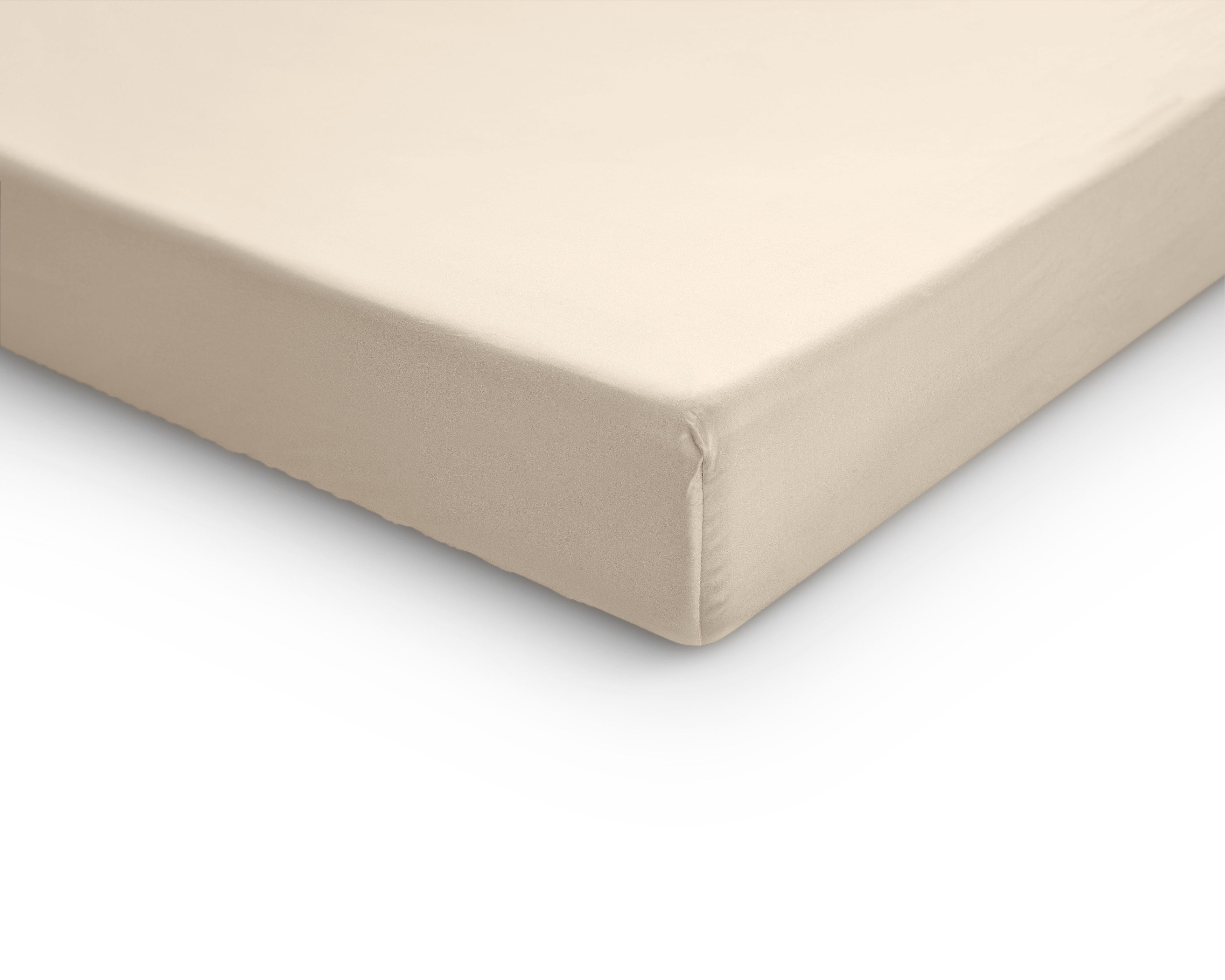 NordDream Satin Topper aluslakana hiekka 180x200 puuvilla