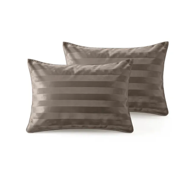 NordDream Lazy Velvet tyynynpäällinen taupe 60x70 2-pack