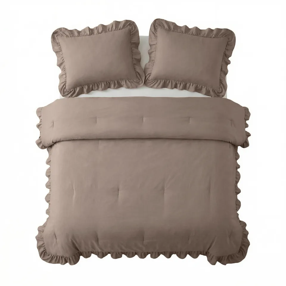 NordDream Lazy Ruffles peitto taupe 200x200 pussiton