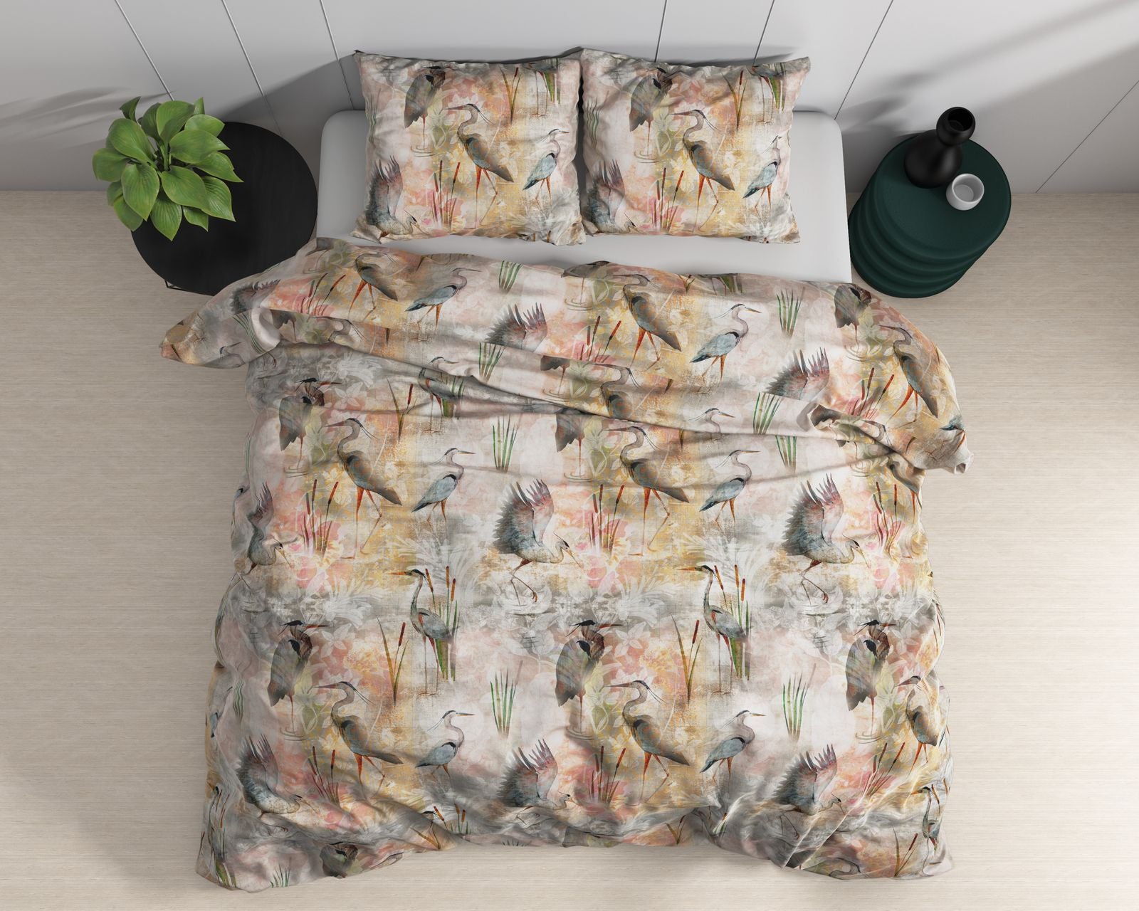 NordDream Satijn Dahila Multi pussilakanasetti 240x220 satiini