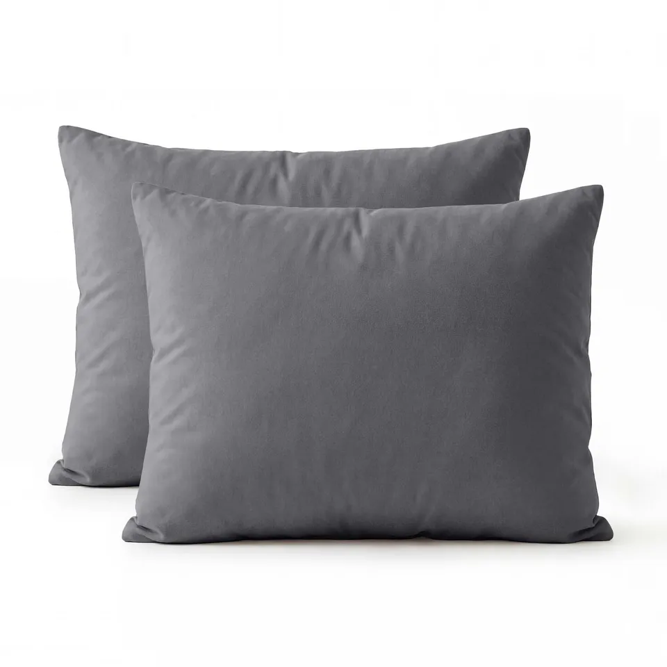 NordDream Lazy tyynyliina 2-pack antrasiitti 60x70 perkali
