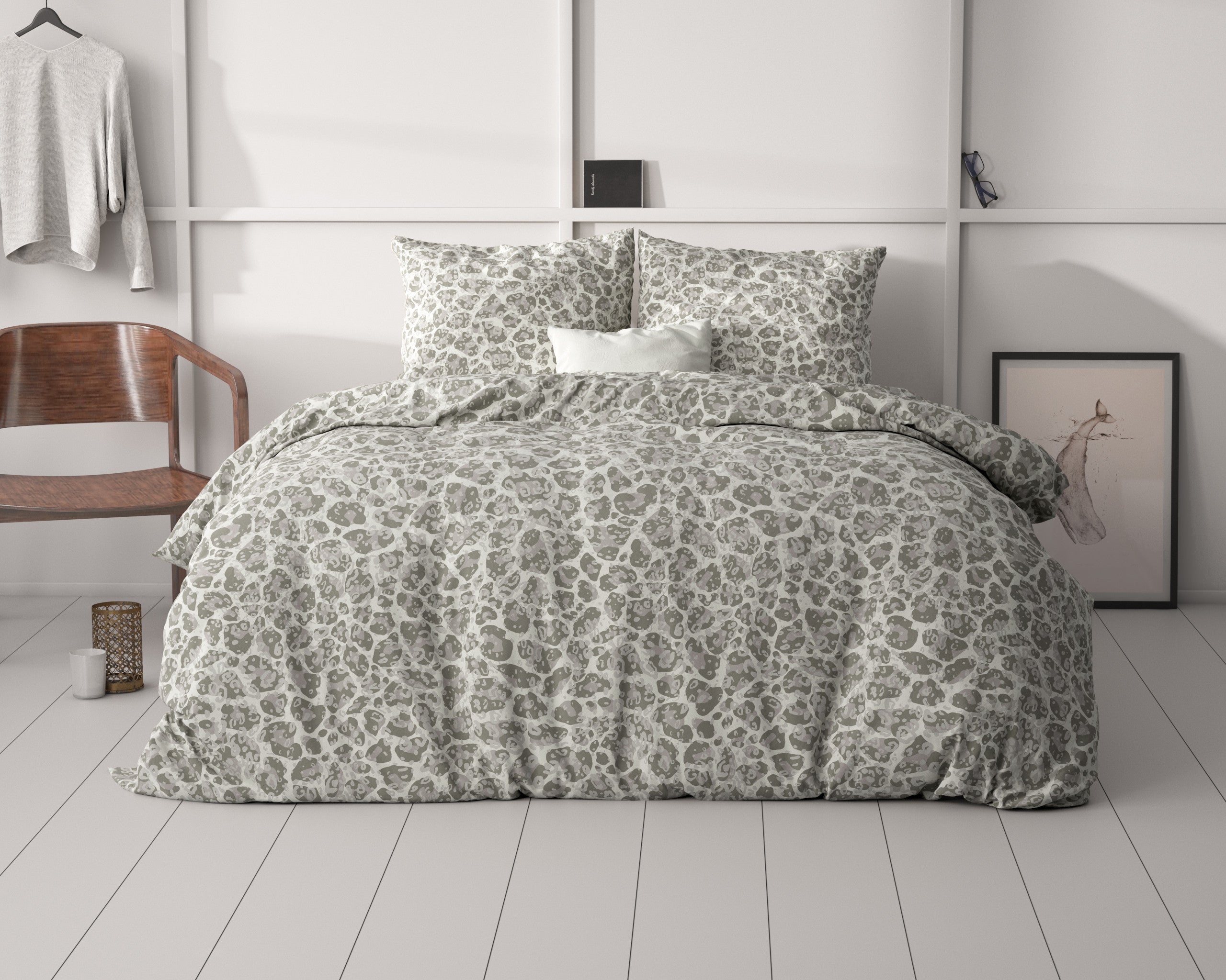 NordDream Classy Tessa pussilakana 240x220 ruskea mikrokuitu