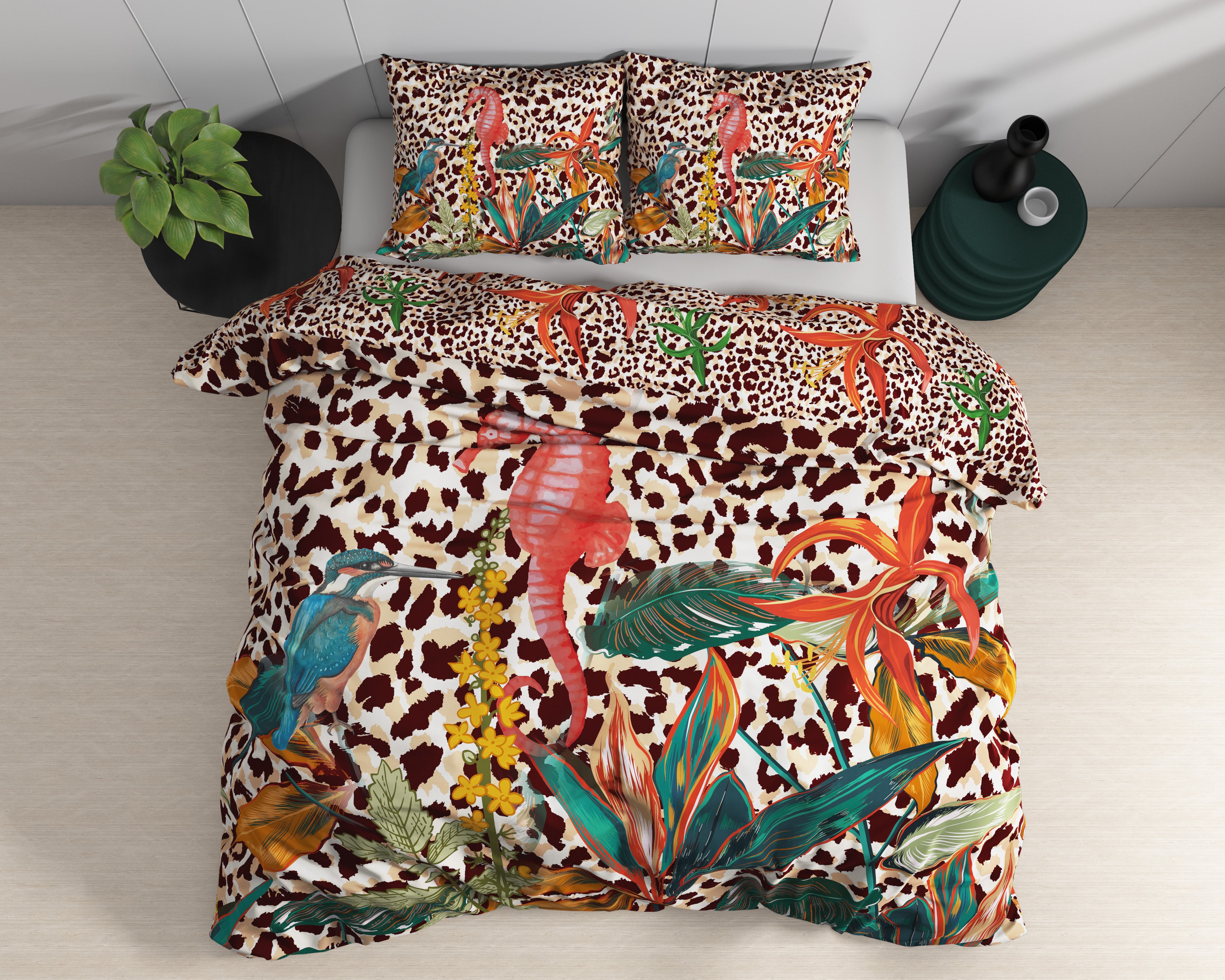 NordDream Satijn Ida Multi pussilakanasetti 240x220 satiini