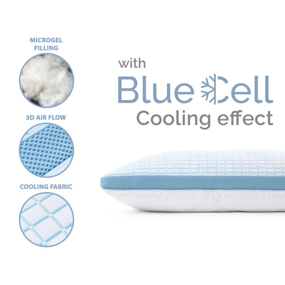 NordDream 3D Blue Cell viilentävä tyyny 50x70