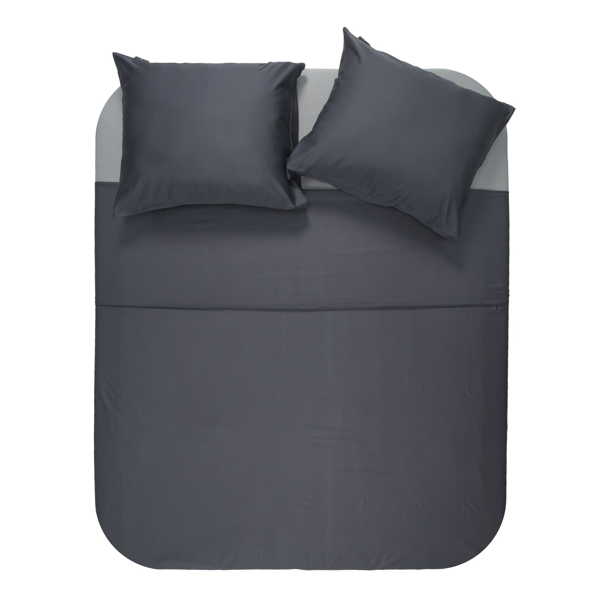 NordDream Bamboo pussilakanasetti 140x200 antrasiitti bambu