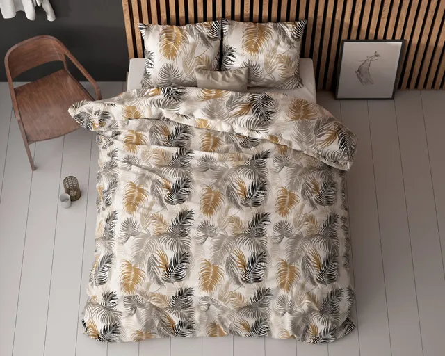 NordDream Elegance Feather District Zand pussilakana 140x200/220