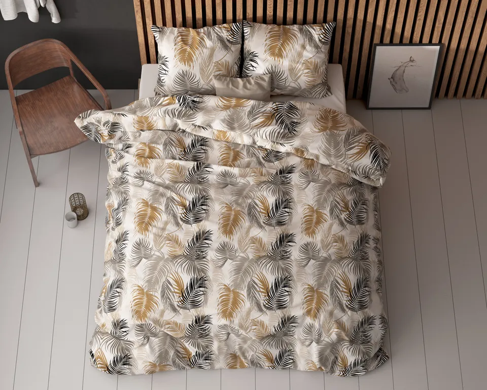 NordDream Elegance Feather District Zand pussilakana 140x200/220
