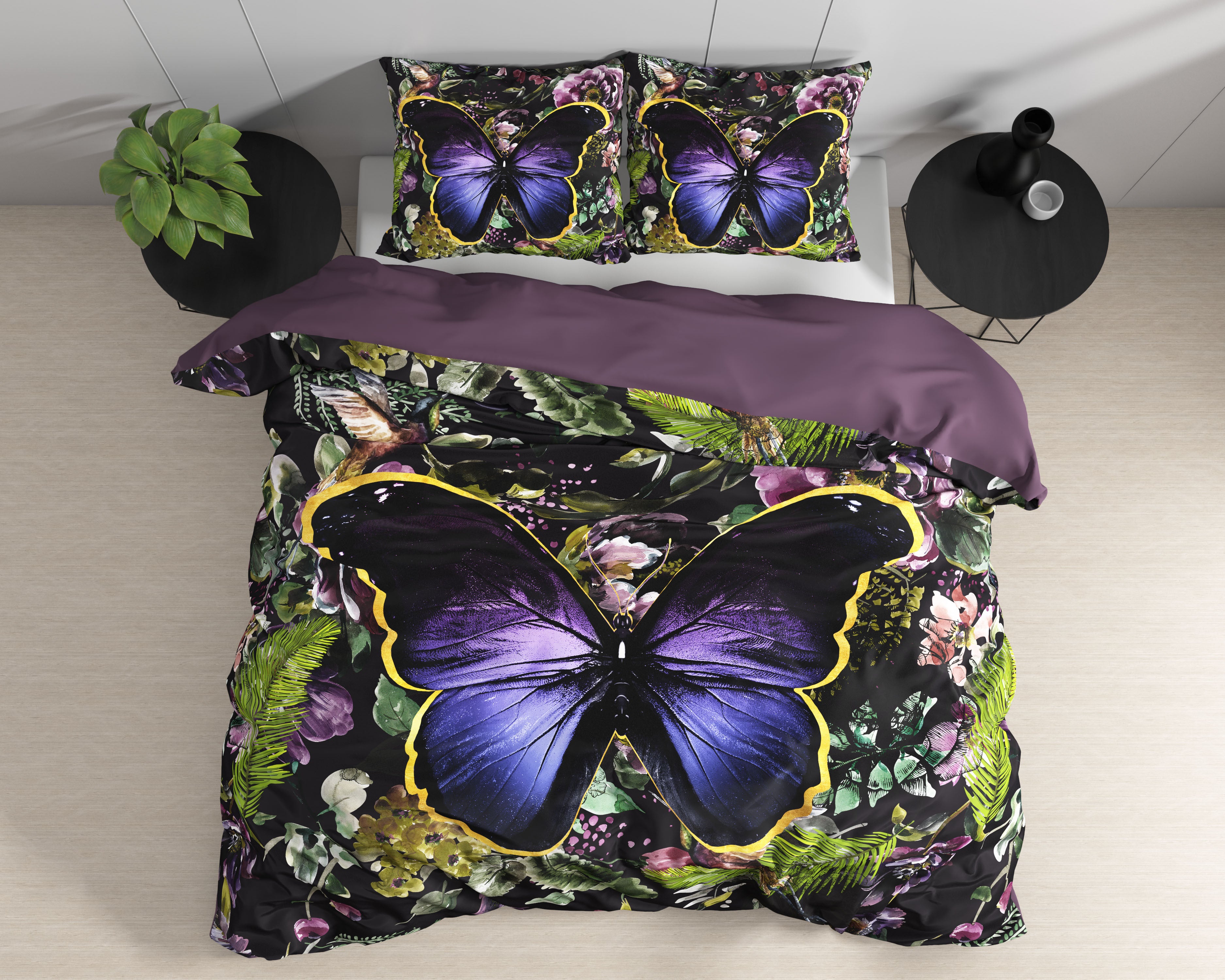 NordDream Wild Satin Mosani pussilakana turkoosi 200x220