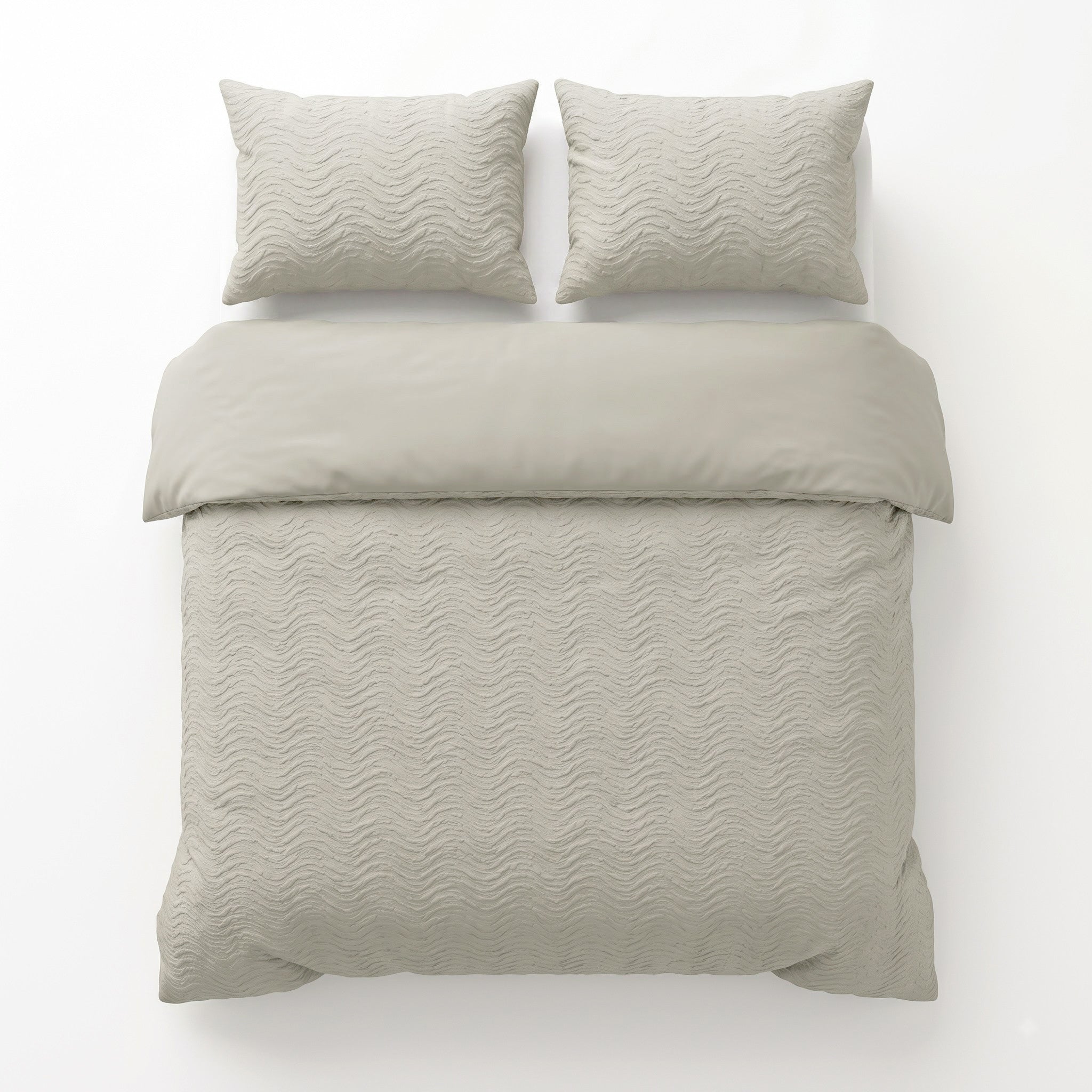 NordDream Embossed Curve 3D pussilakana cream 140x200 mikrokuitu