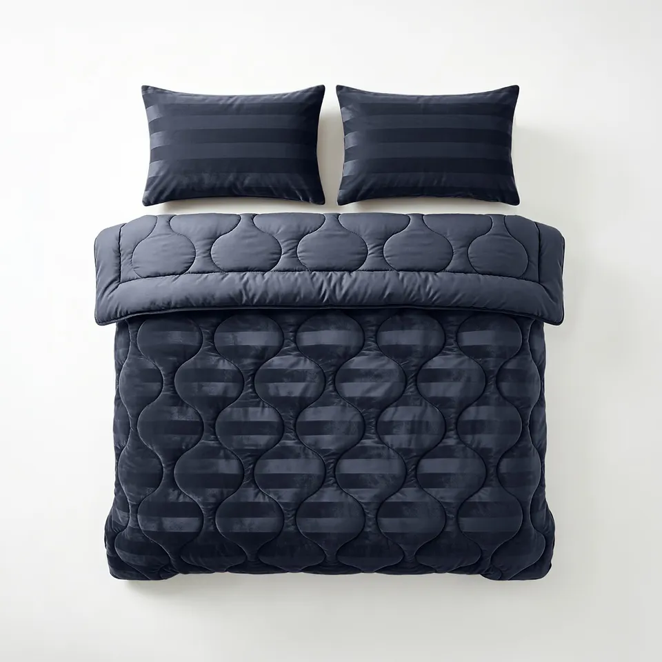 NordDream Lazy peitto 140x200 cm navy sametti pestävä
