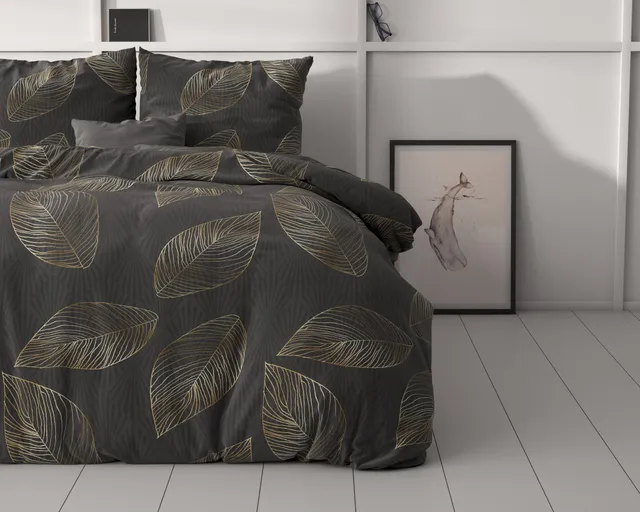 NordDream Classy Golden Leaf pussilakana antrasiitti 240x220