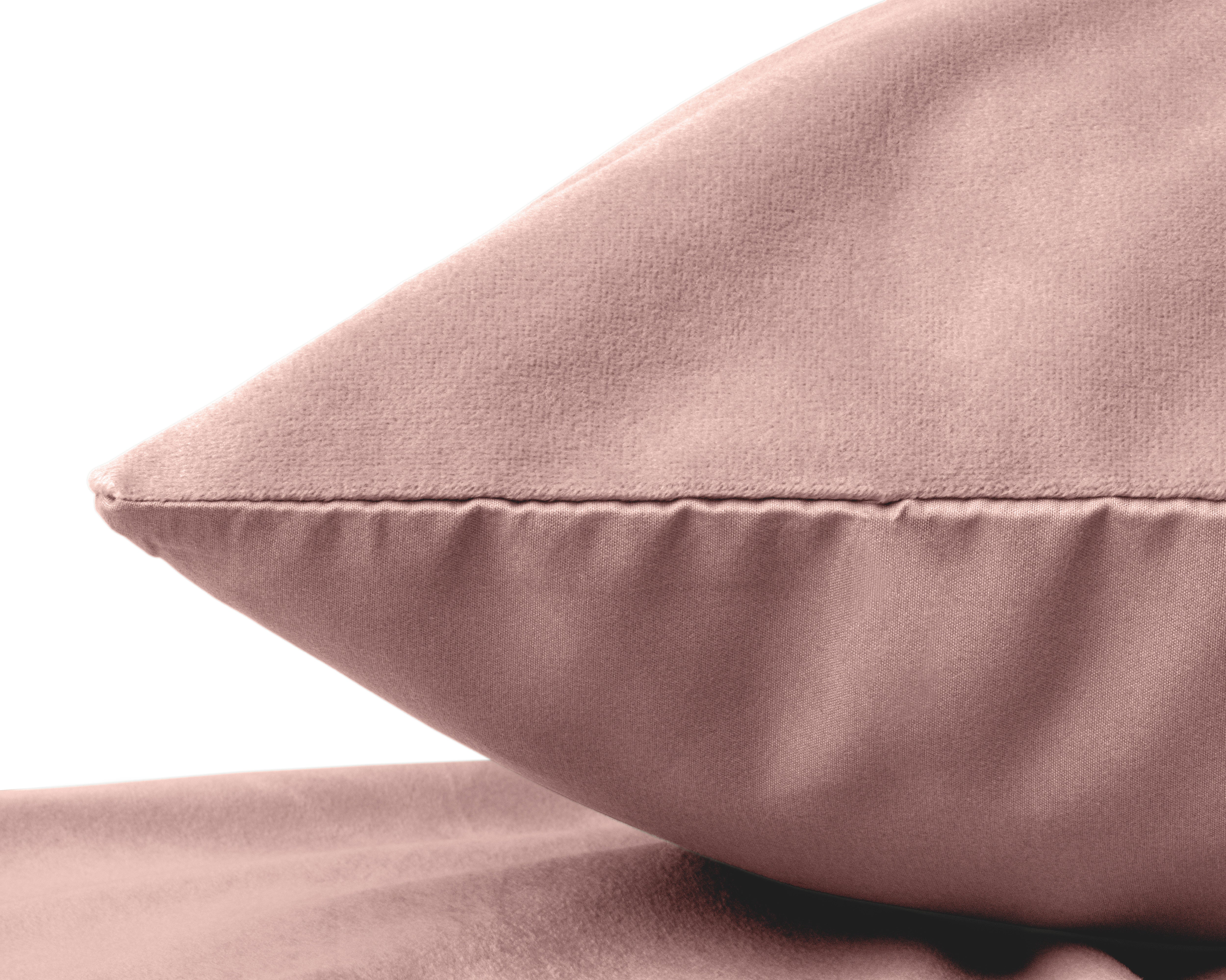 NordDream Velvet tyynyliina vanha roosa 60x70 cm 2 kpl