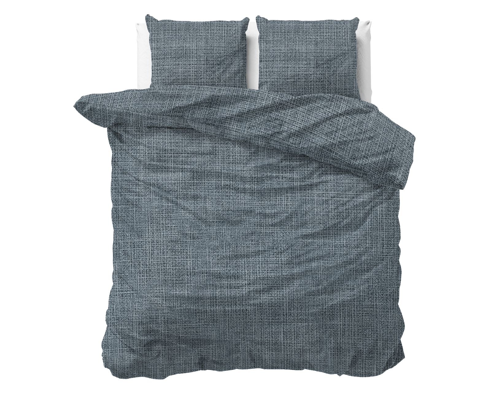 NordDream Pure Vintage Blauw pussilakana 140x200/220 hengittävä puuvilla