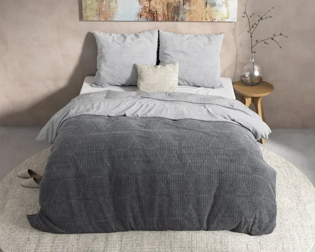 NordDream Flanel Quinn flanellipussilakana antrasiitti 240x220