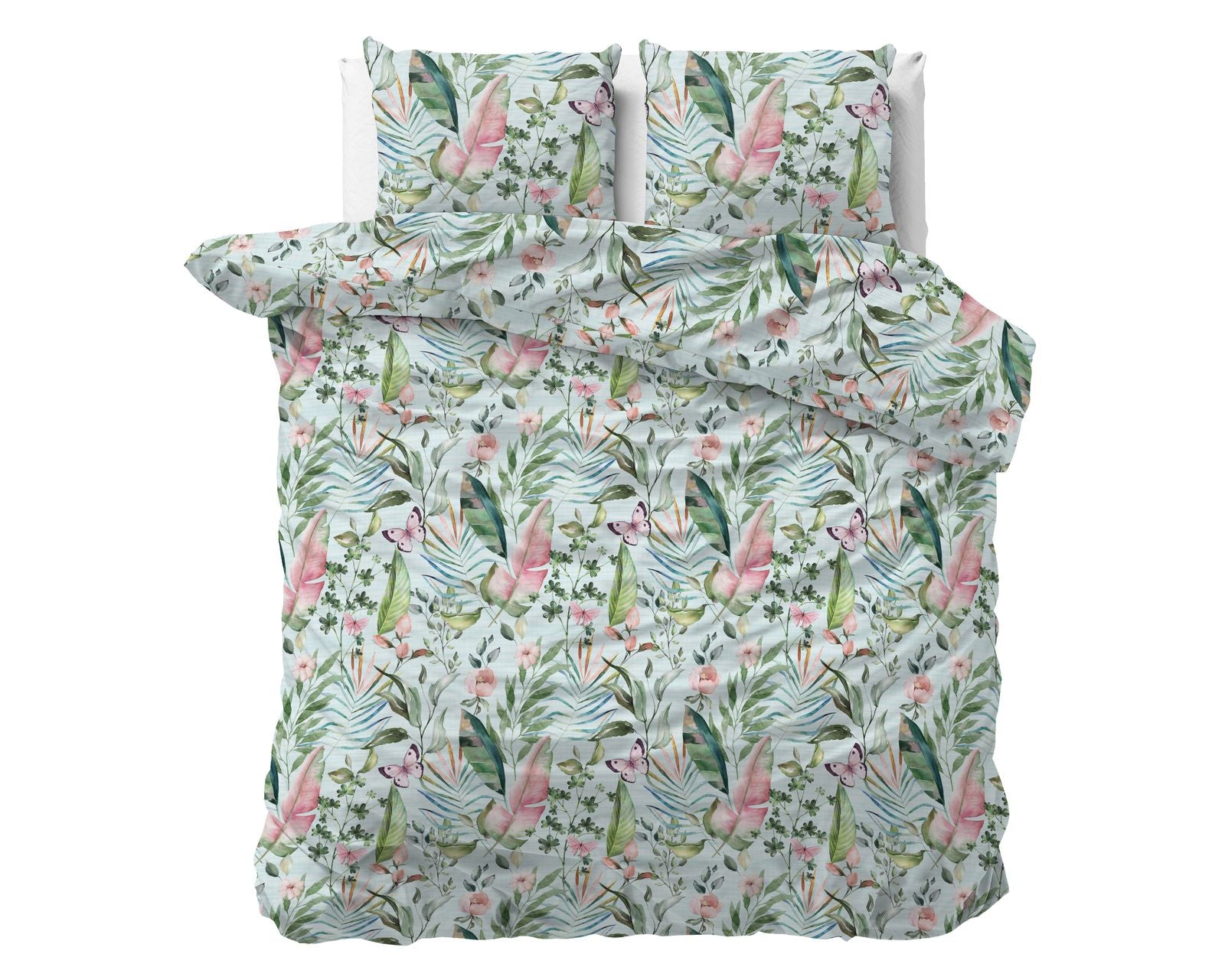 NordDream Elegance Mika pussilakana vihreä 140x220 puuvilla