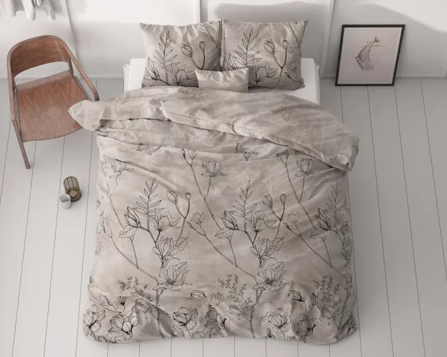 NordDream Classy Dora pussilakana 200x200/220 taupe
