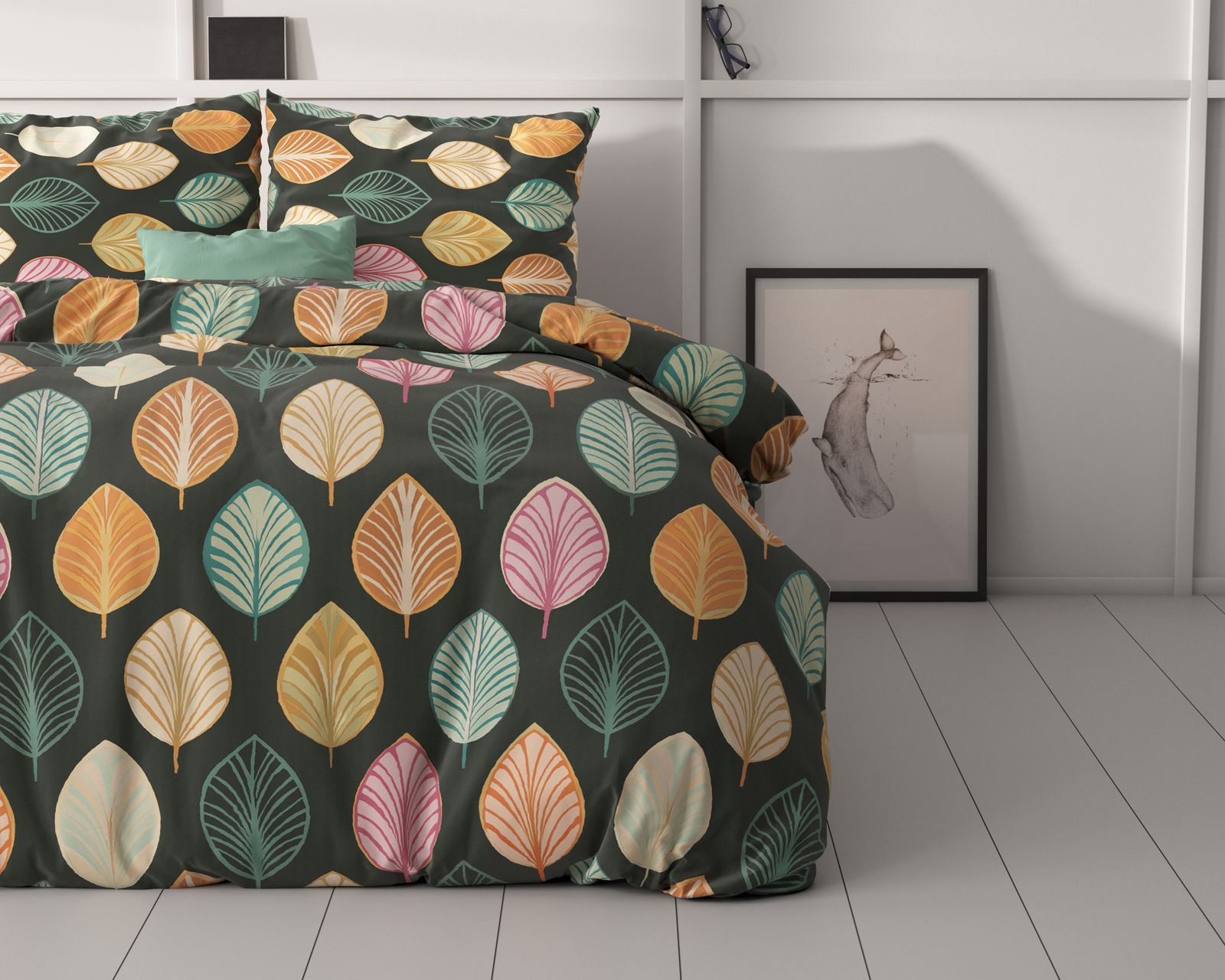 NordDream Classy Oscar pussilakana multi 200x220 cm kuvioitu