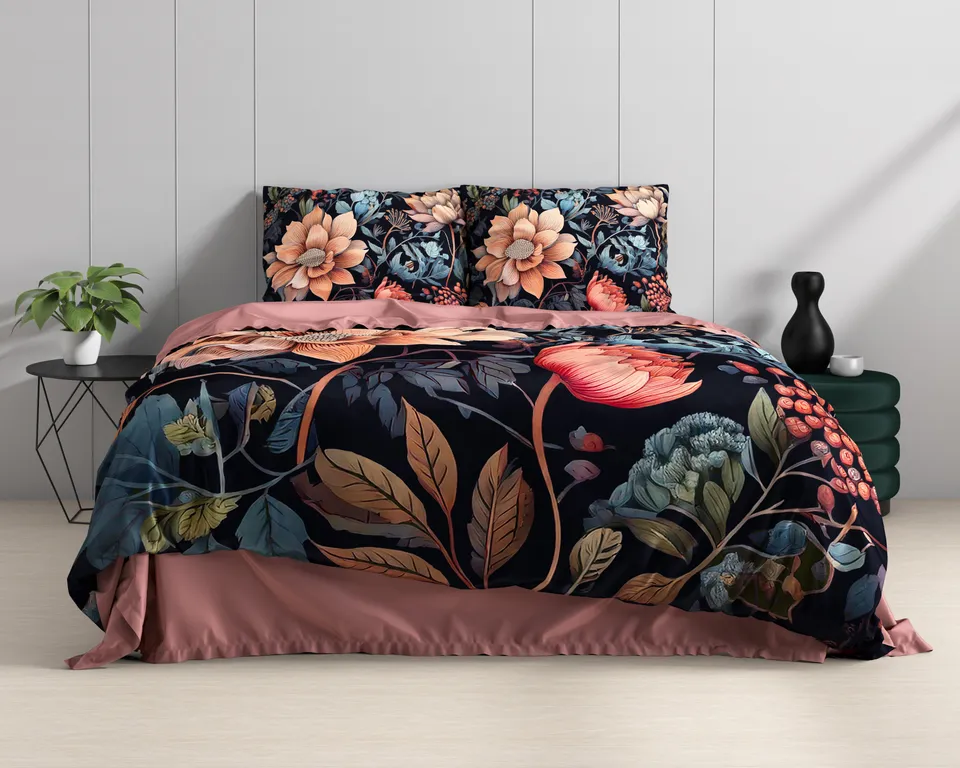 NordDream Wild Satijn Denia Multi pussilakana satiini 140x200/220