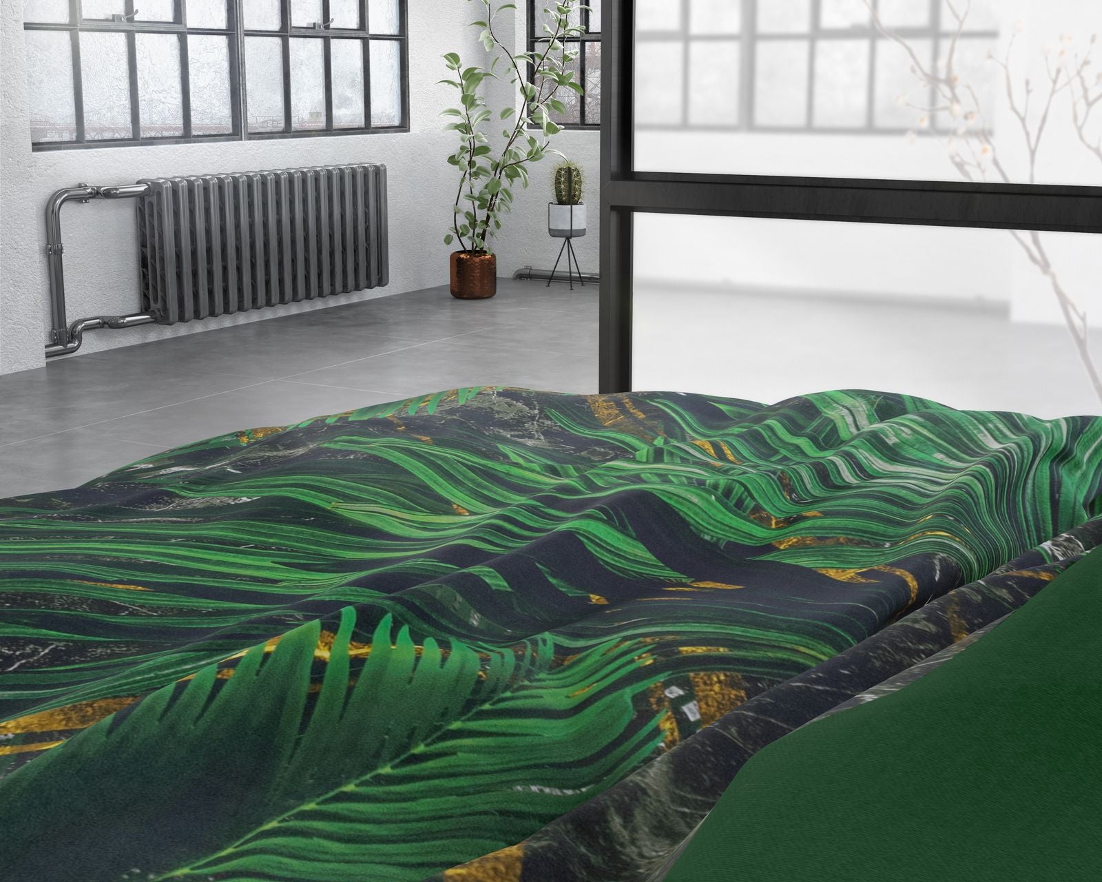 NordSleeps NordDream Avena pussilakana 240x220 vihreä satiini