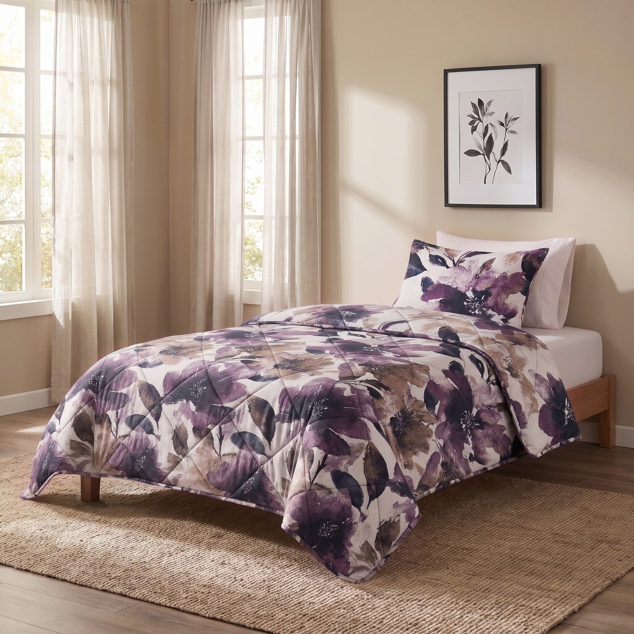 NordDream Lazy Lena peitto 140x220 cm liila pestävä