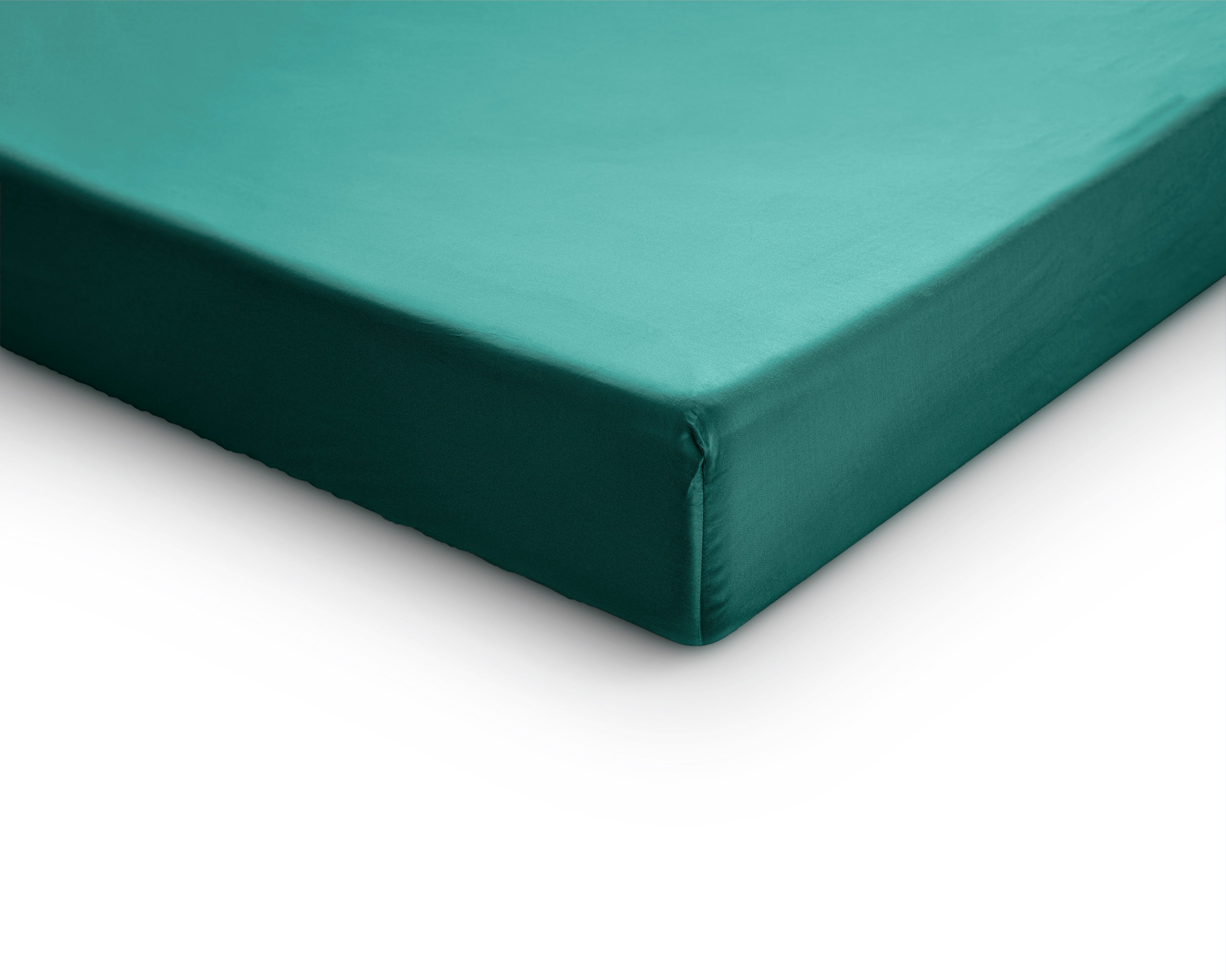 NordSleeps NordDream Splittopper satiinilakana 180x200 tummanvihreä