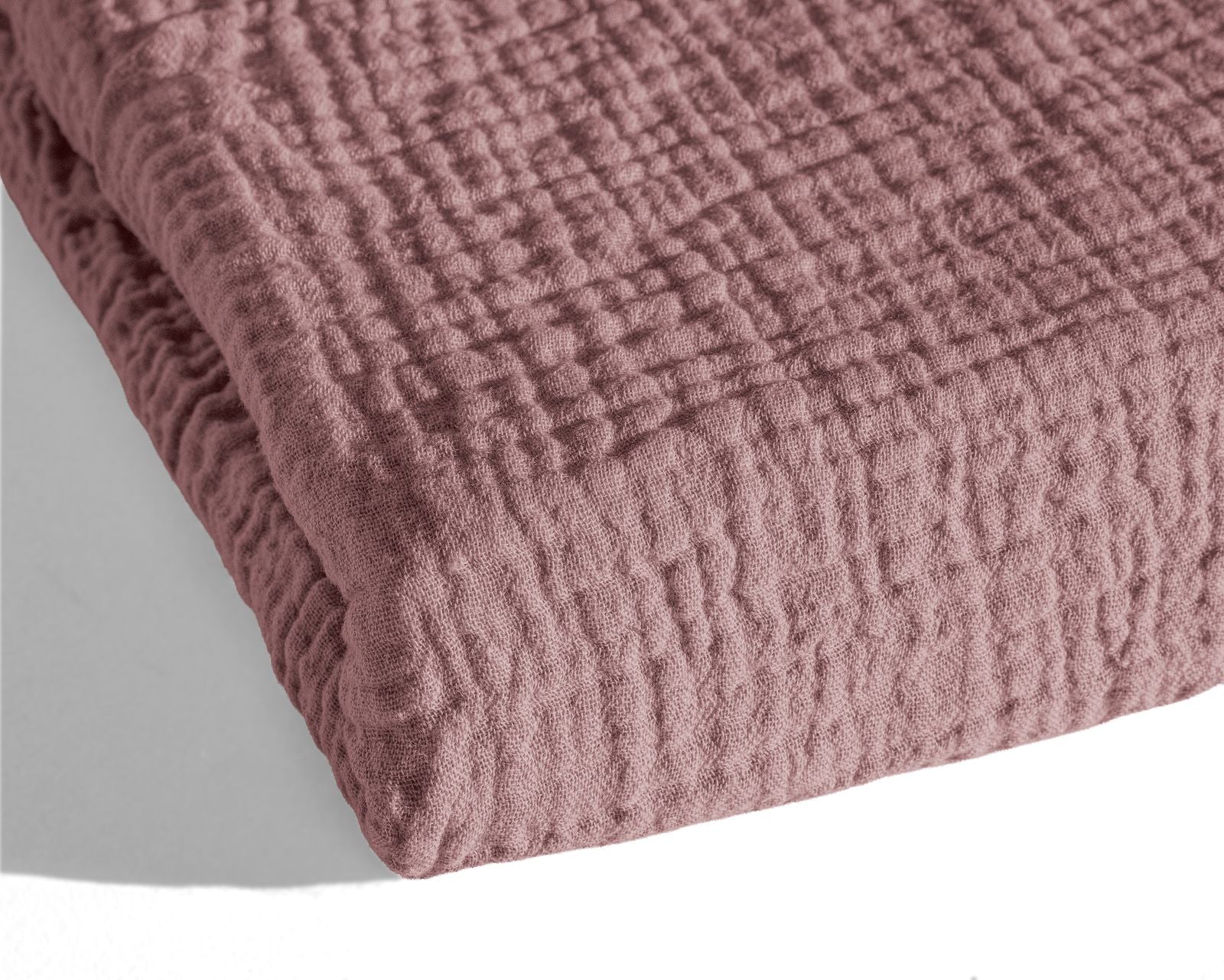 NordDream Lazy musliinipeitto 200x200 cm vanha roosa puuvilla