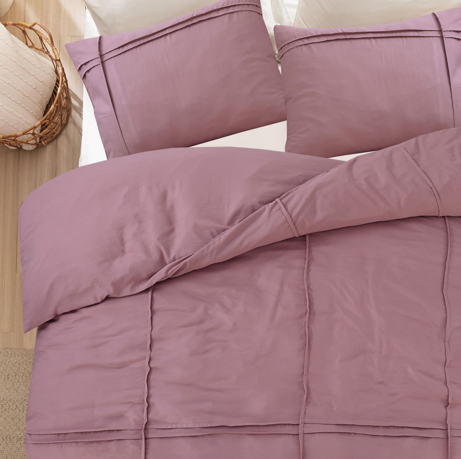 NordDream Fresh Washed Tufted pussilakanasetti vanharoosa 200x200/220