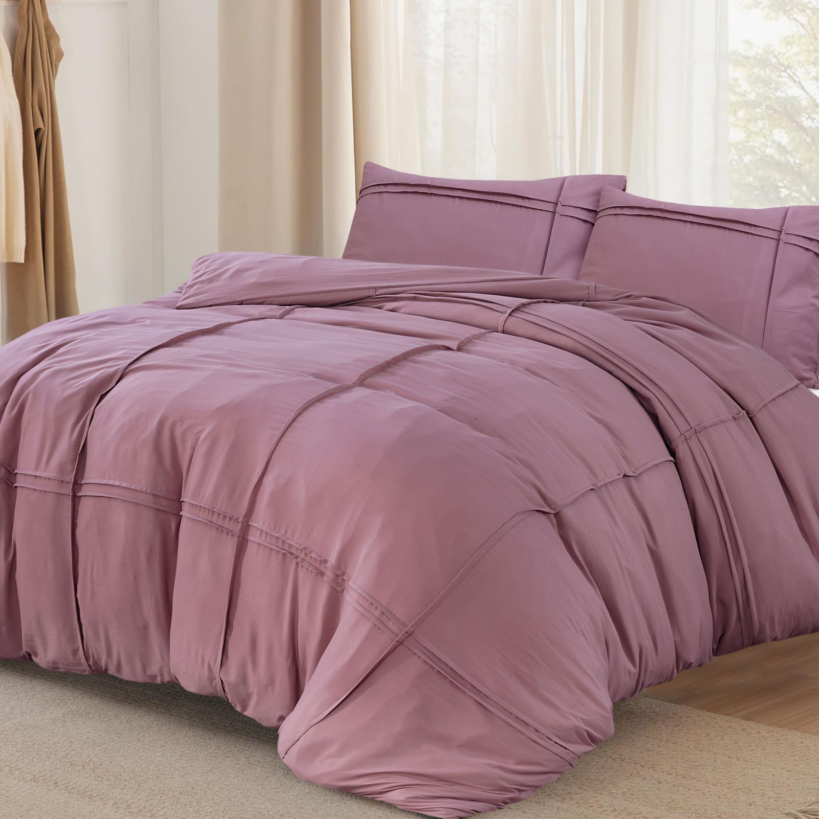 NordDream Fresh Washed Tufted pussilakanasetti vanharoosa 200x200/220