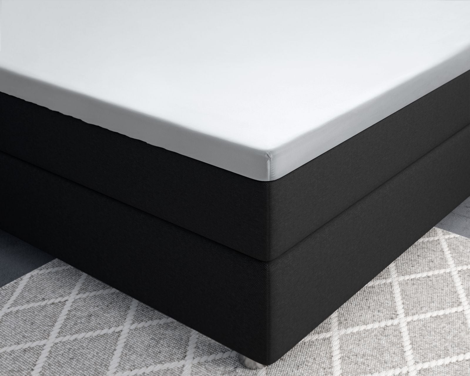 NordDream Satin splittopper aluslakana 180x200 valk satiini