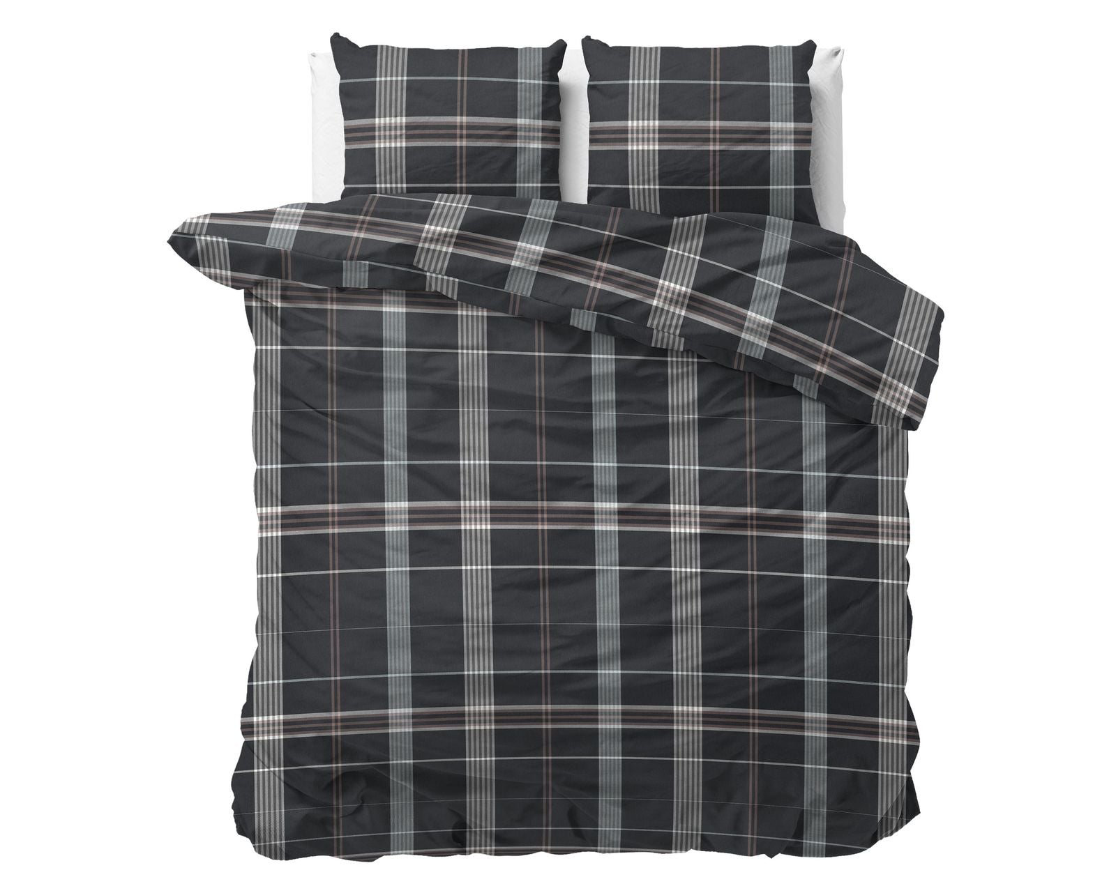 NordDream Flanel Bruce pussilakana taupe flanelli