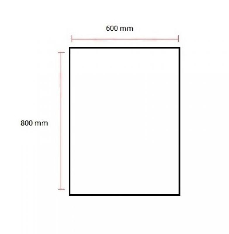 Top-Cousins 60x80 pöytälevy valkoinen melamiini