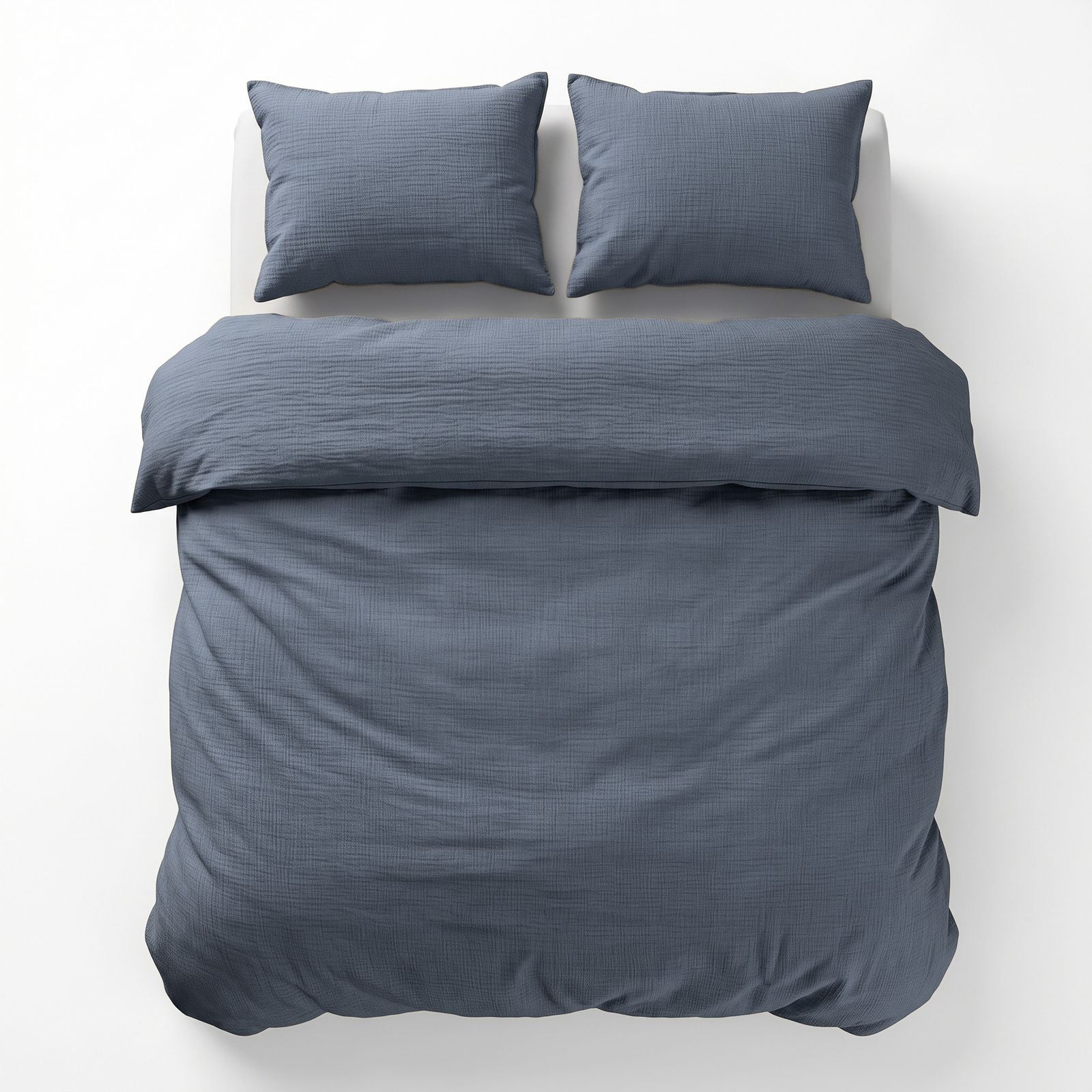 NordDream Mousseline Midnight pussilakana 200x220cm sininen
