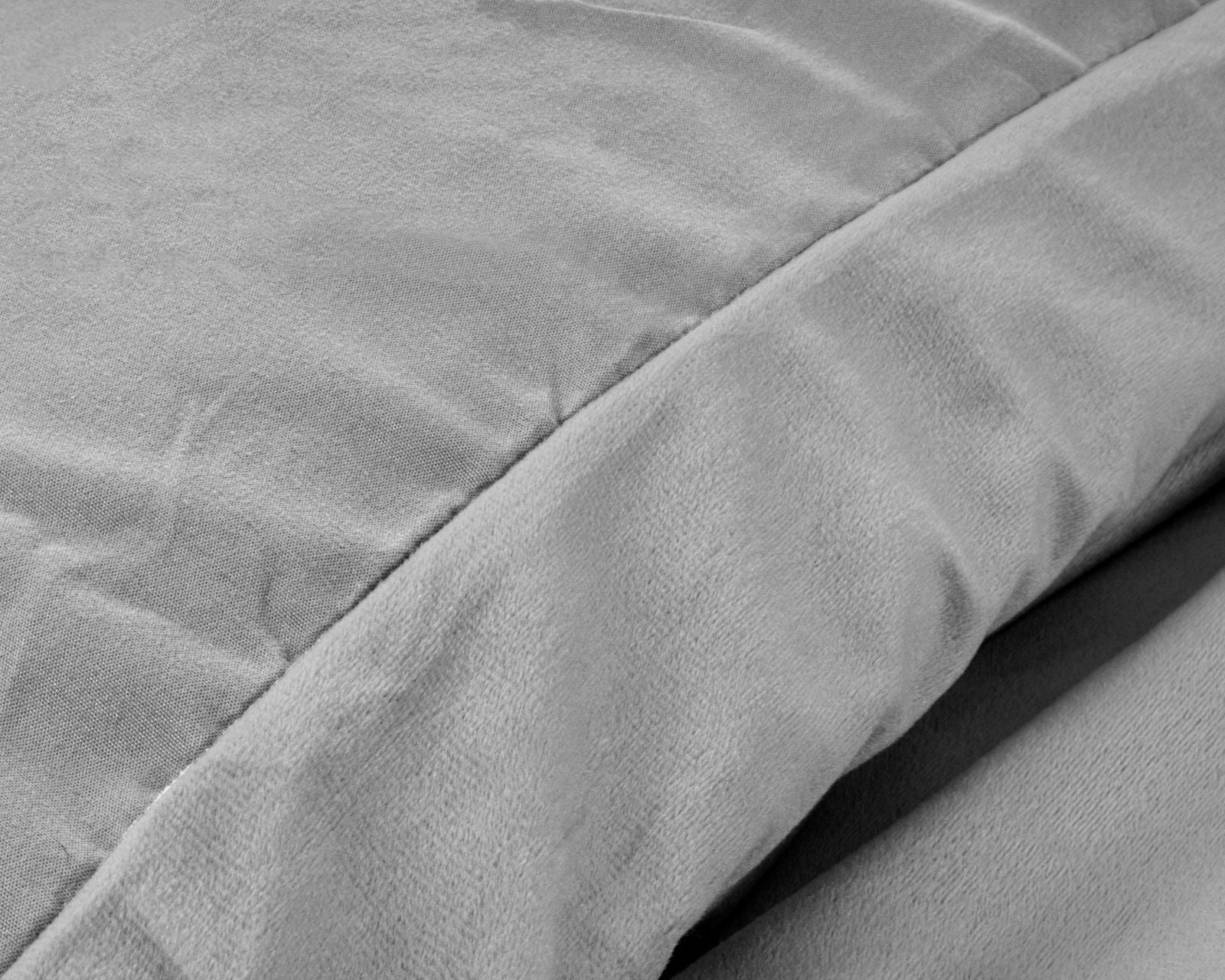 NordDream Velvet pussilakanasetti harmaa 200x220 sametti
