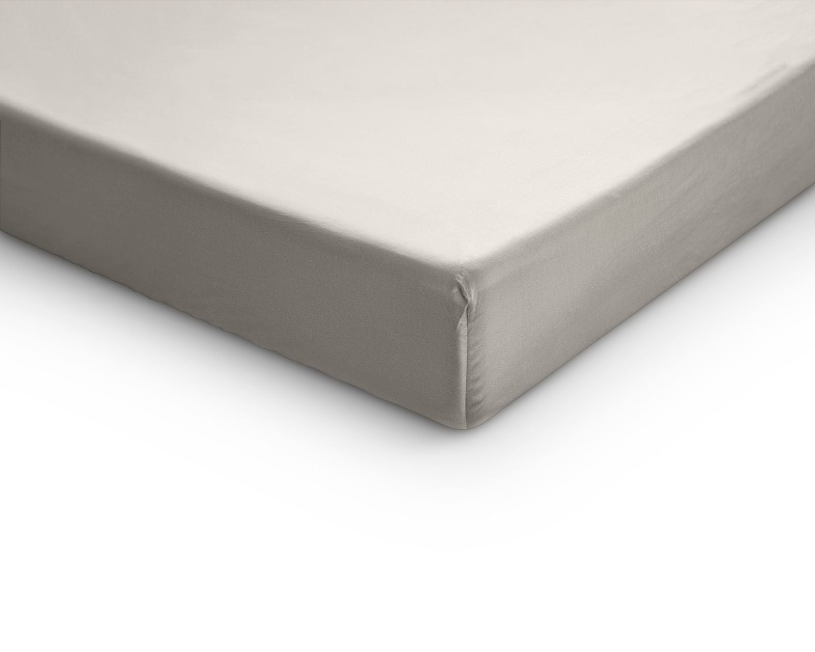 NordDream Satiini topper-aluslakana 90x200 kerma puuvilla