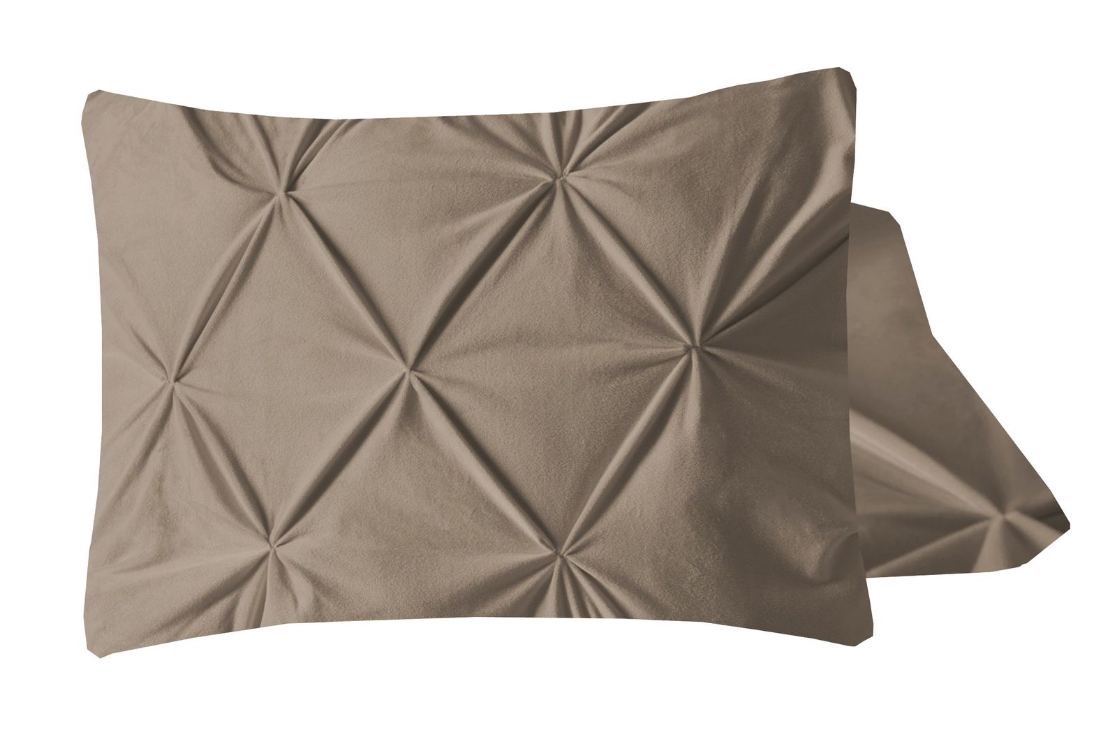 NordDream Velvet Pintuck tyynyliina taupe 60x70 2kpl