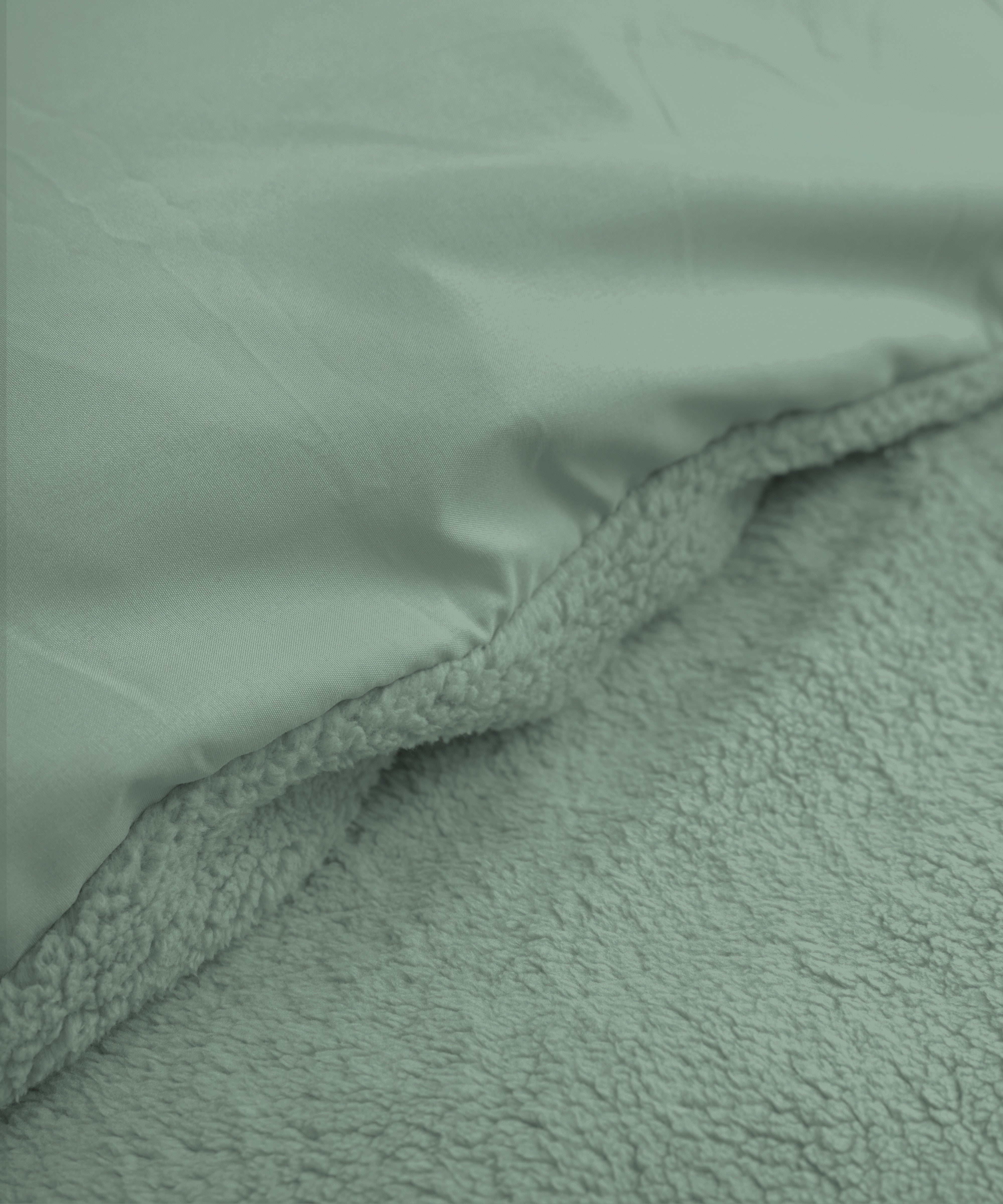 NordDream Teddy pussilakana 200x200/220 tummanvihreä