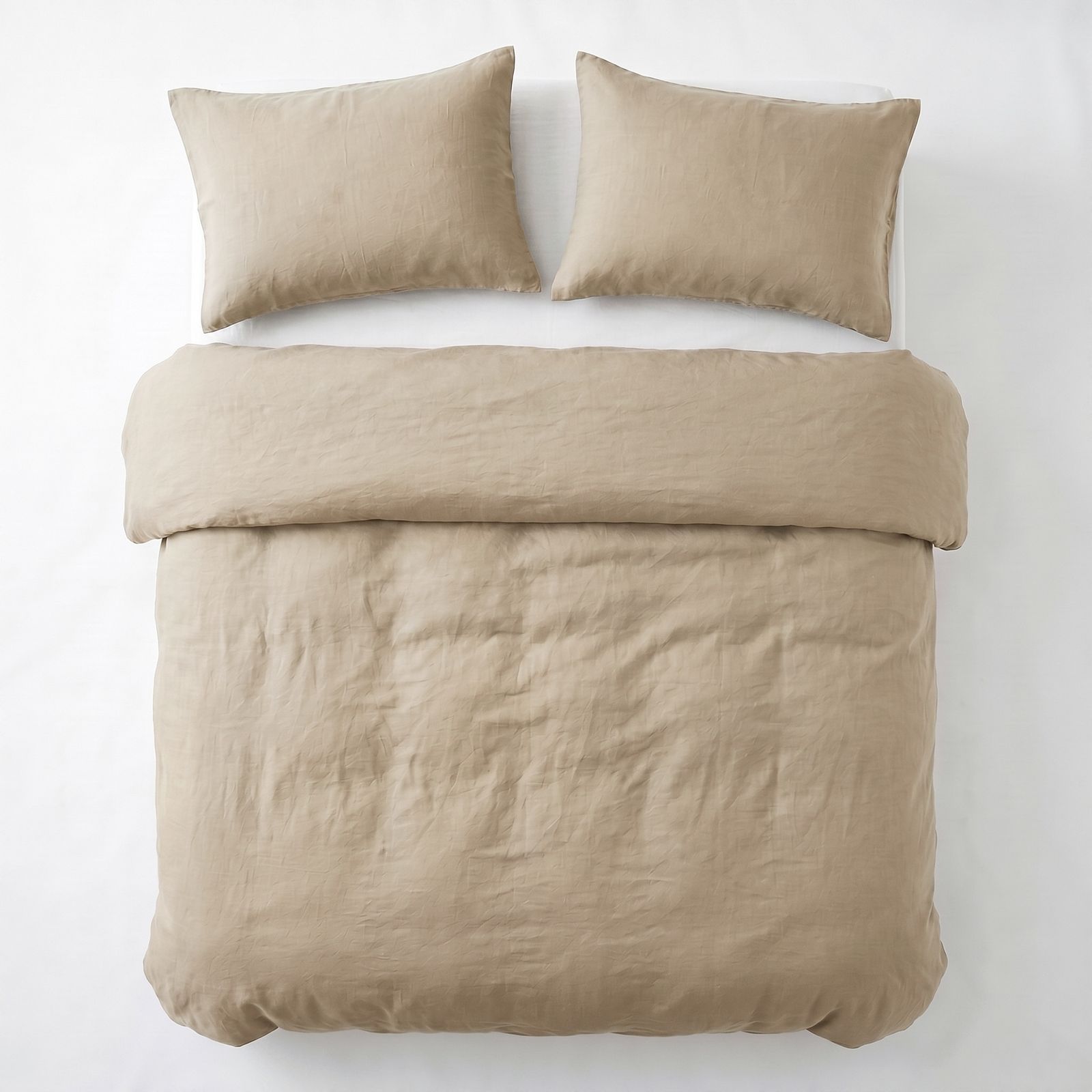 NordDream Stone Washed Zand pussilakana 200x200/220 puuvilla